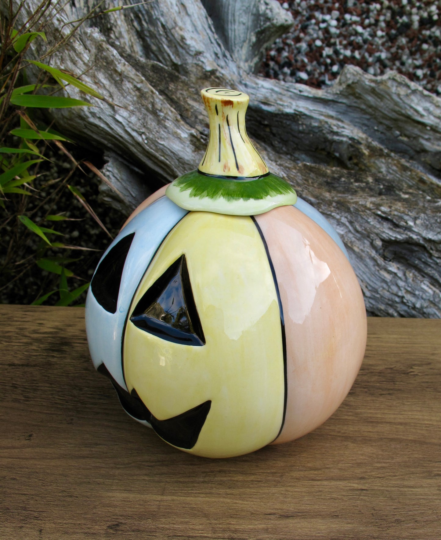 Lorna Bailey Rare THE JACKO LANTERN Lidded Pot Limited Edition 1/1