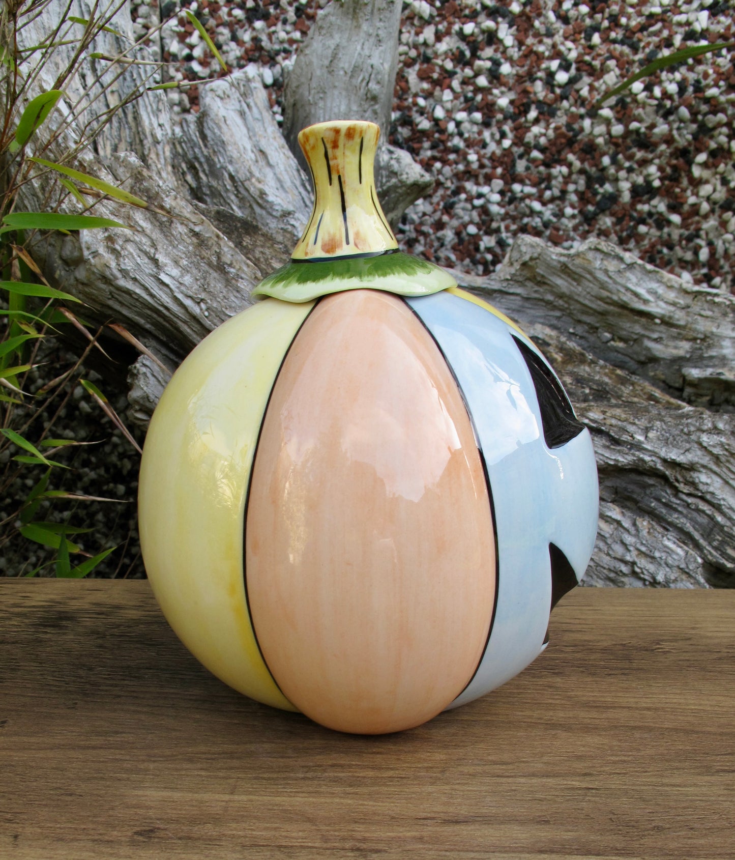 Lorna Bailey Rare THE JACKO LANTERN Lidded Pot Limited Edition 1/1