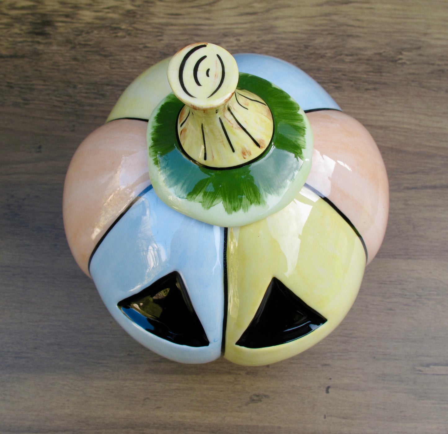 Lorna Bailey Rare THE JACKO LANTERN Lidded Pot Limited Edition 1/1