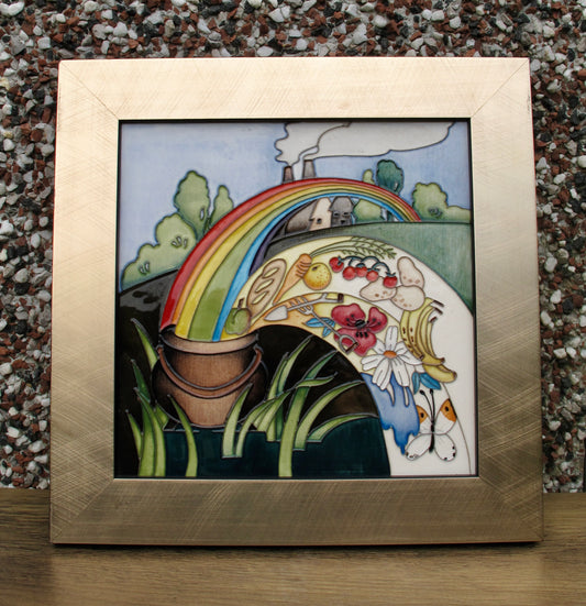 Moorcroft Rare END OF THE RAINBOW Trial 16.2.22 Plaque PLQ8 Retail Price £495