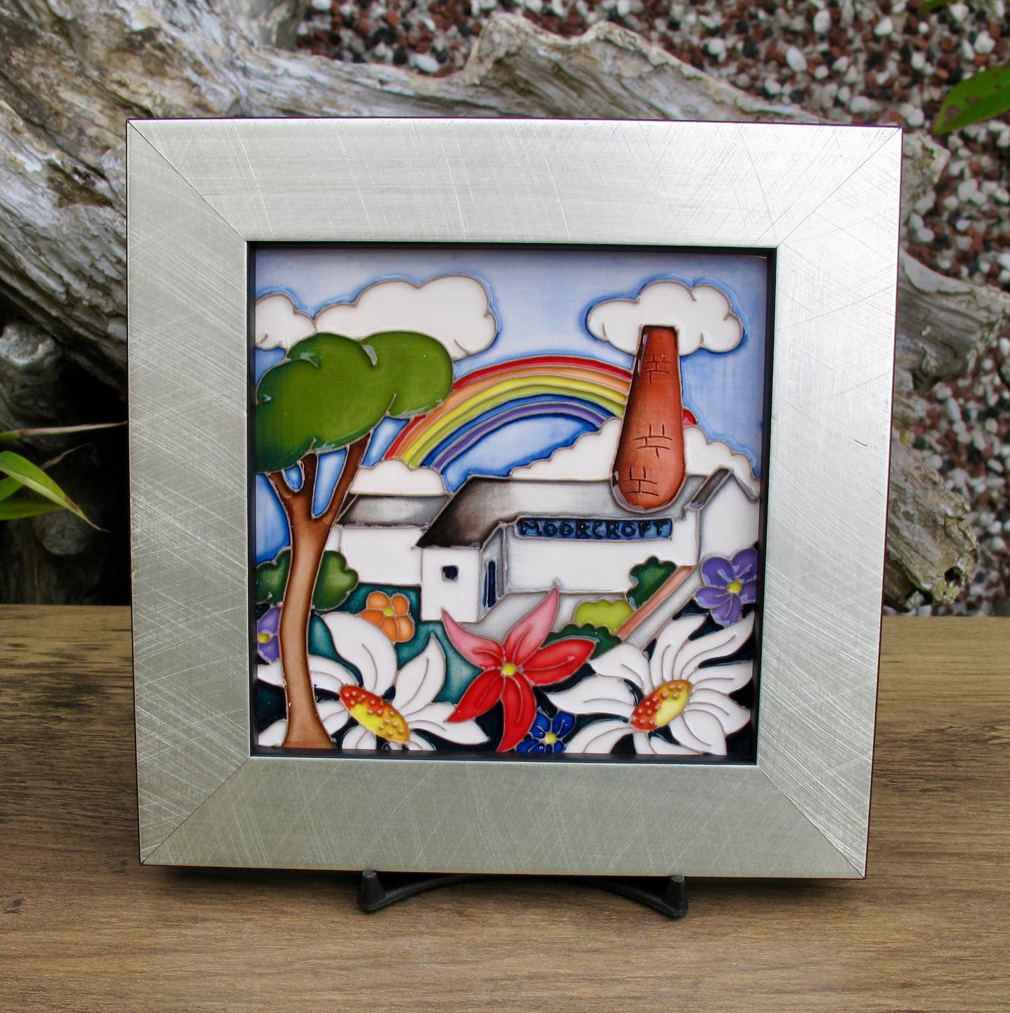 Moorcroft RAINBOW MAGIC PLQ6 Plaque Retail Price £390