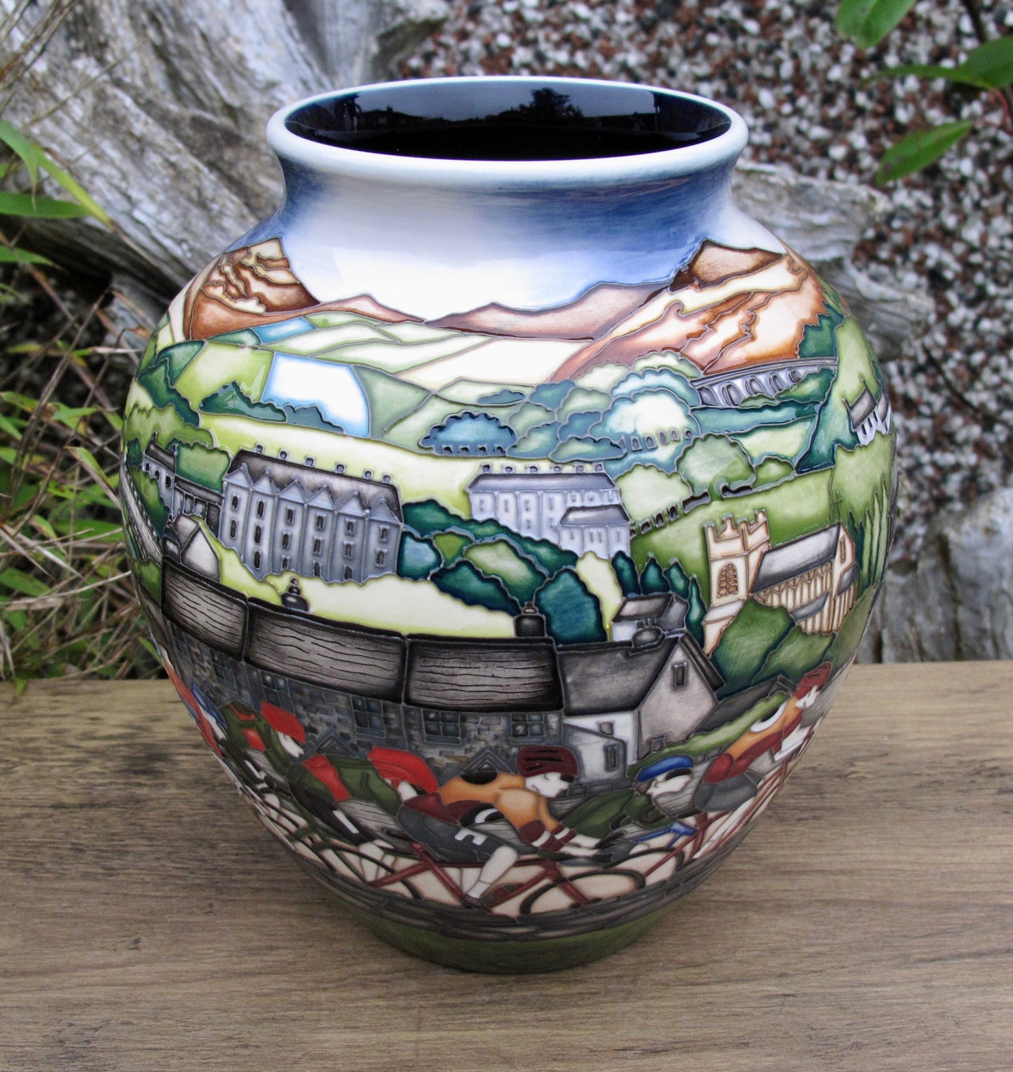 Moorcroft Exquisite THE TOUR Vase 189/8 Trial Dated 24.1.22 Retail Price £2145
