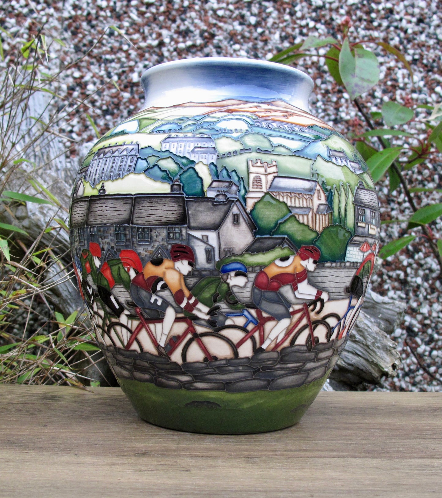 Moorcroft Exquisite THE TOUR Vase 189/8 Trial Dated 24.1.22 Retail Price £2145