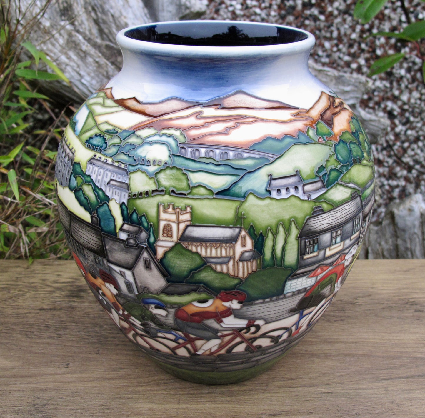 Moorcroft Exquisite THE TOUR Vase 189/8 Trial Dated 24.1.22 Retail Price £2145