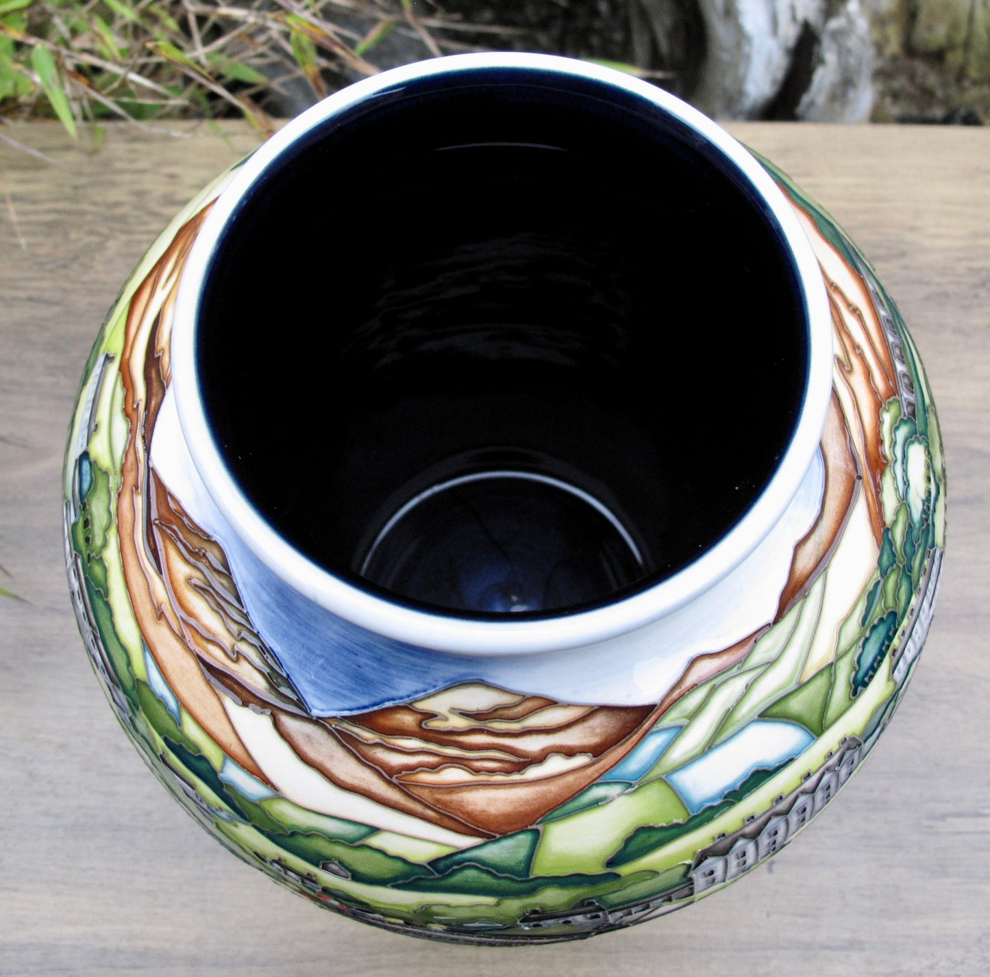 Moorcroft Exquisite THE TOUR Vase 189/8 Trial Dated 24.1.22 Retail Price £2145