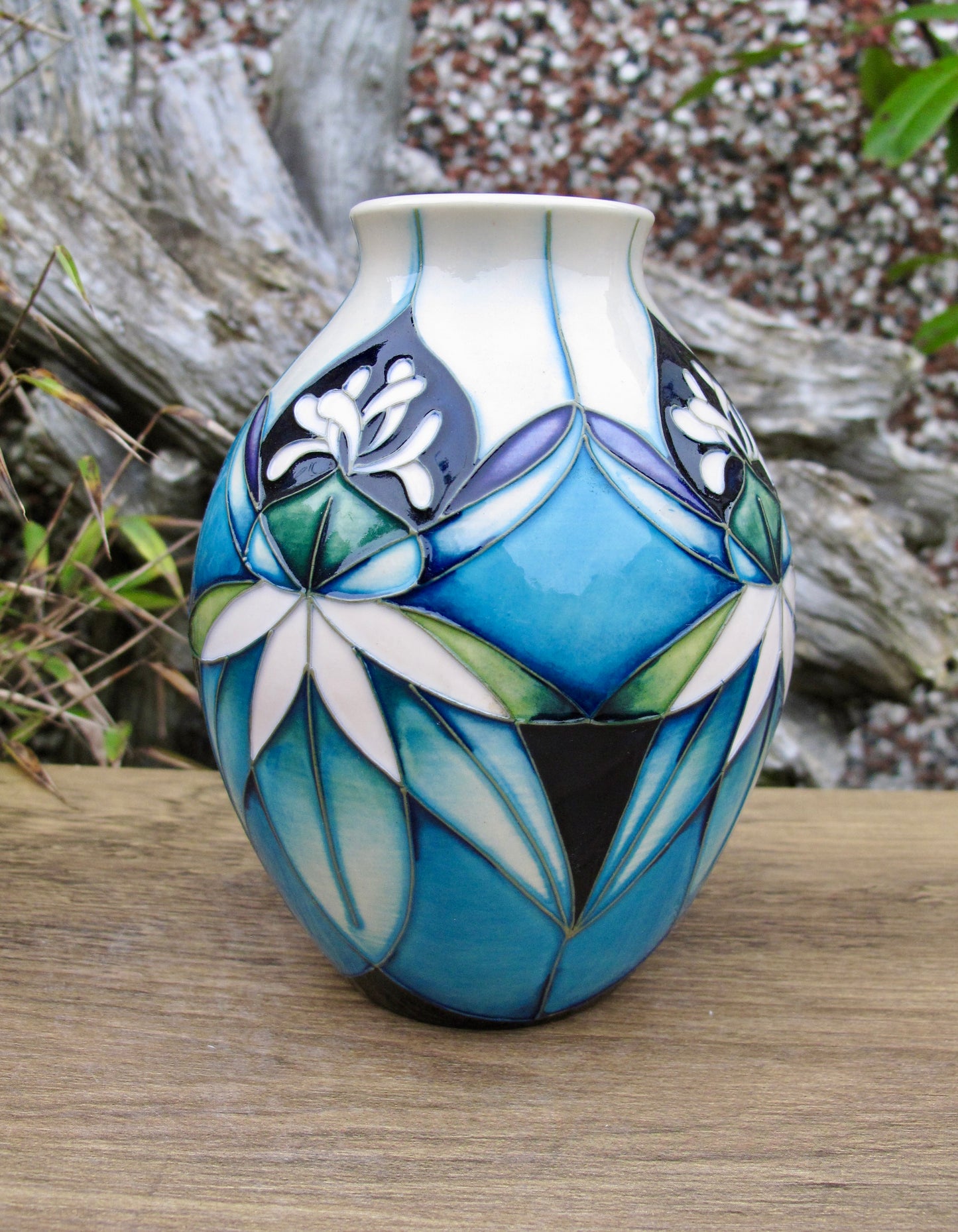 Moorcroft Exquisite COLOURS OF KIRIBATI Vase 3/5 Retail Price £290 Nicola Slaney