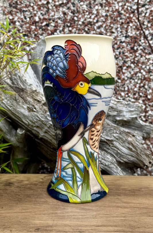 Moorcroft BEAUTY IN THE RUFF 6/9 Vase Limited Edition 5/5 Retail Price £1282
