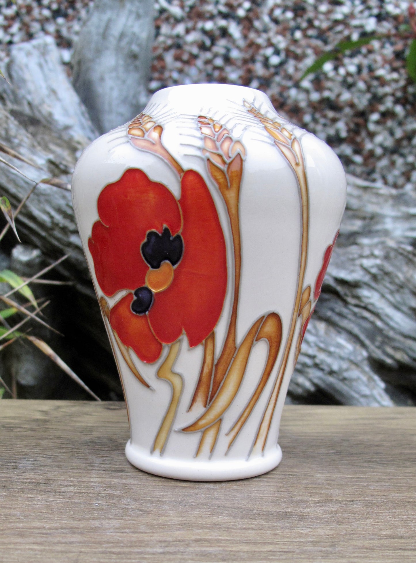 Moorcroft HARVEST POPPY Vase shape 576/4 Emma Bossons