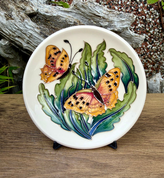 Moorcroft BUTTERFLY Tray Coaster 780/4 Retail Price £110
