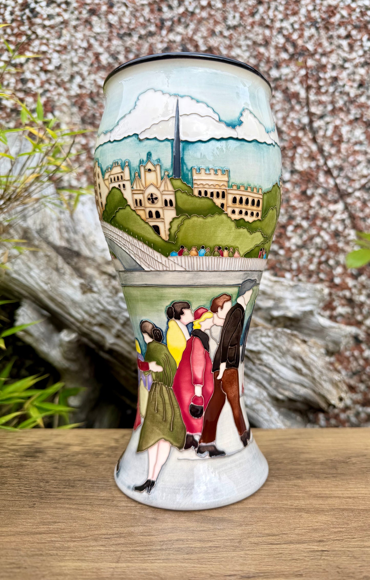 Moorcroft's DUBLIN'S FAIR CITY 6/9 Vase Limited Edition 6/10 Retail Price £1165