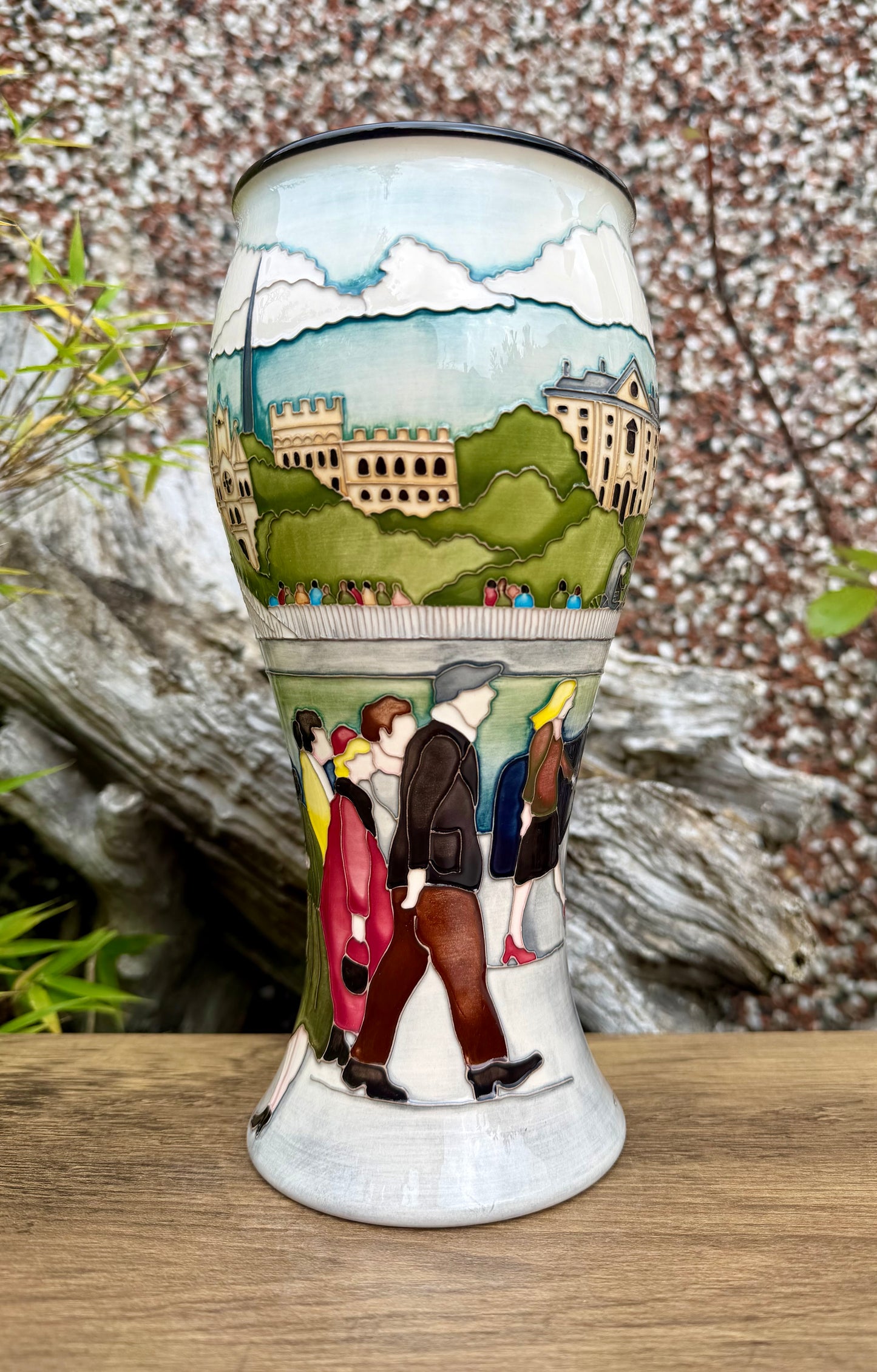 Moorcroft's DUBLIN'S FAIR CITY 6/9 Vase Limited Edition 6/10 Retail Price £1165