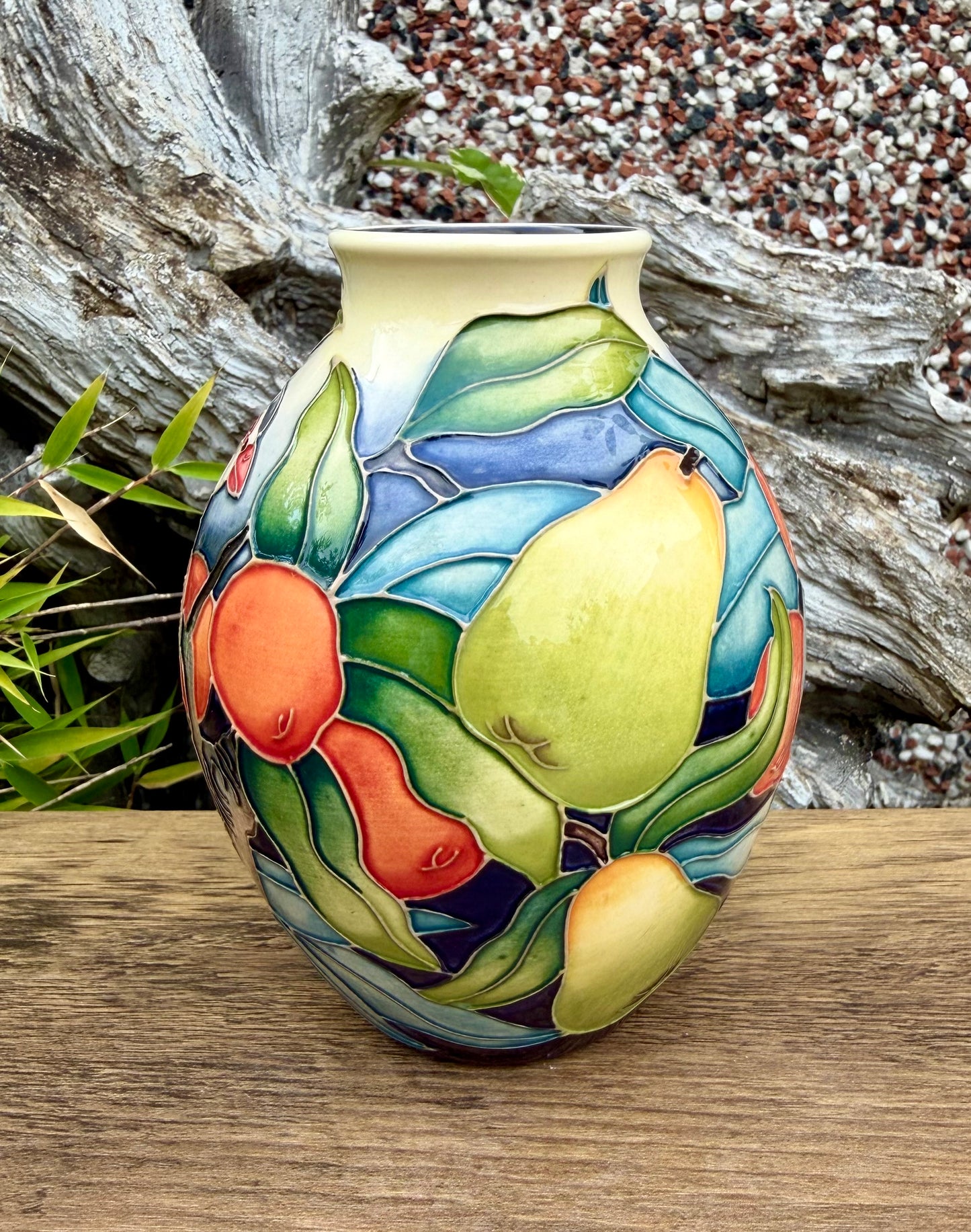 Moorcroft PARTRIDE ORCHARD 3/5 Vase Numbered Edition 25. Retail Price £550
