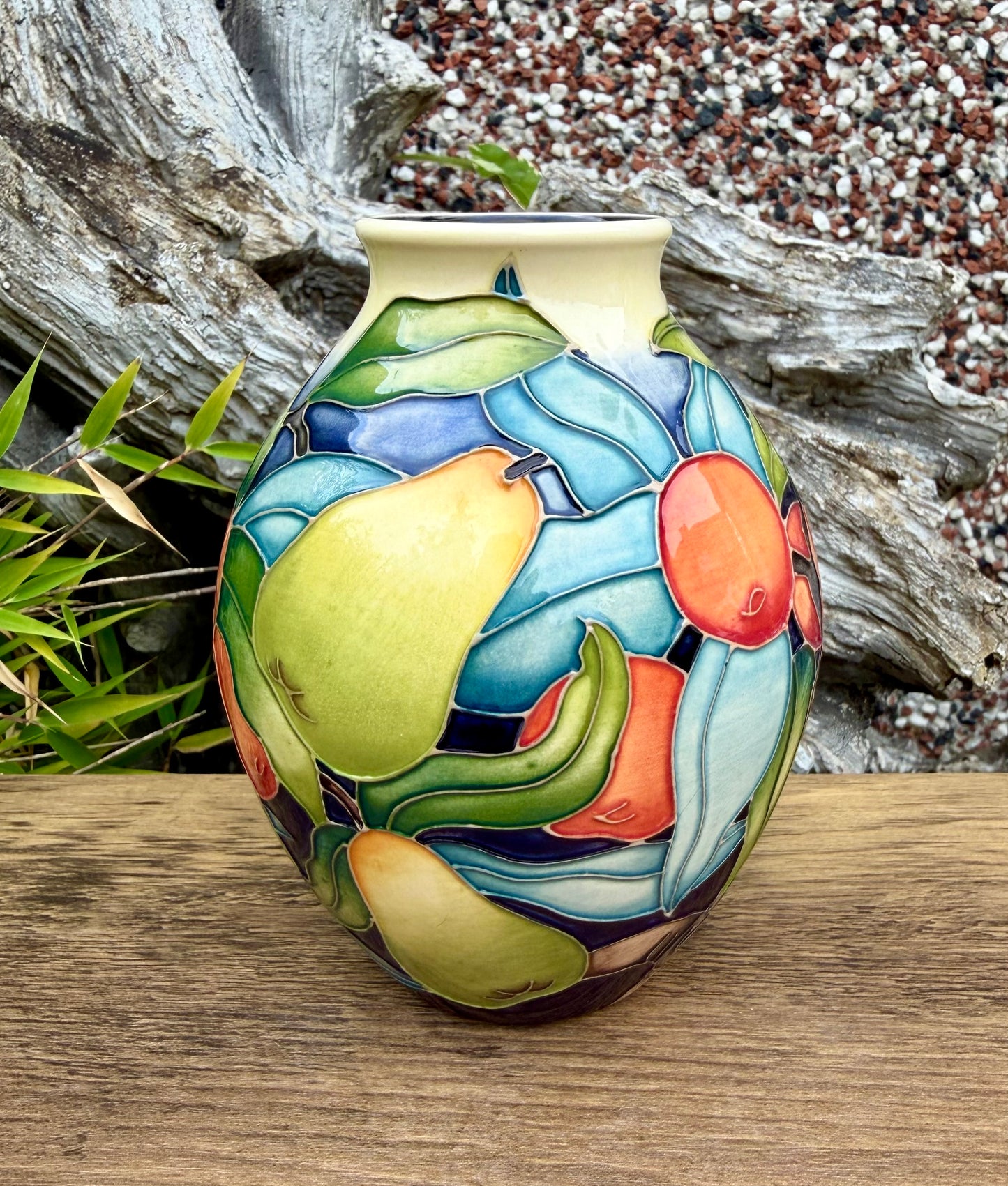 Moorcroft PARTRIDE ORCHARD 3/5 Vase Numbered Edition 25. Retail Price £550