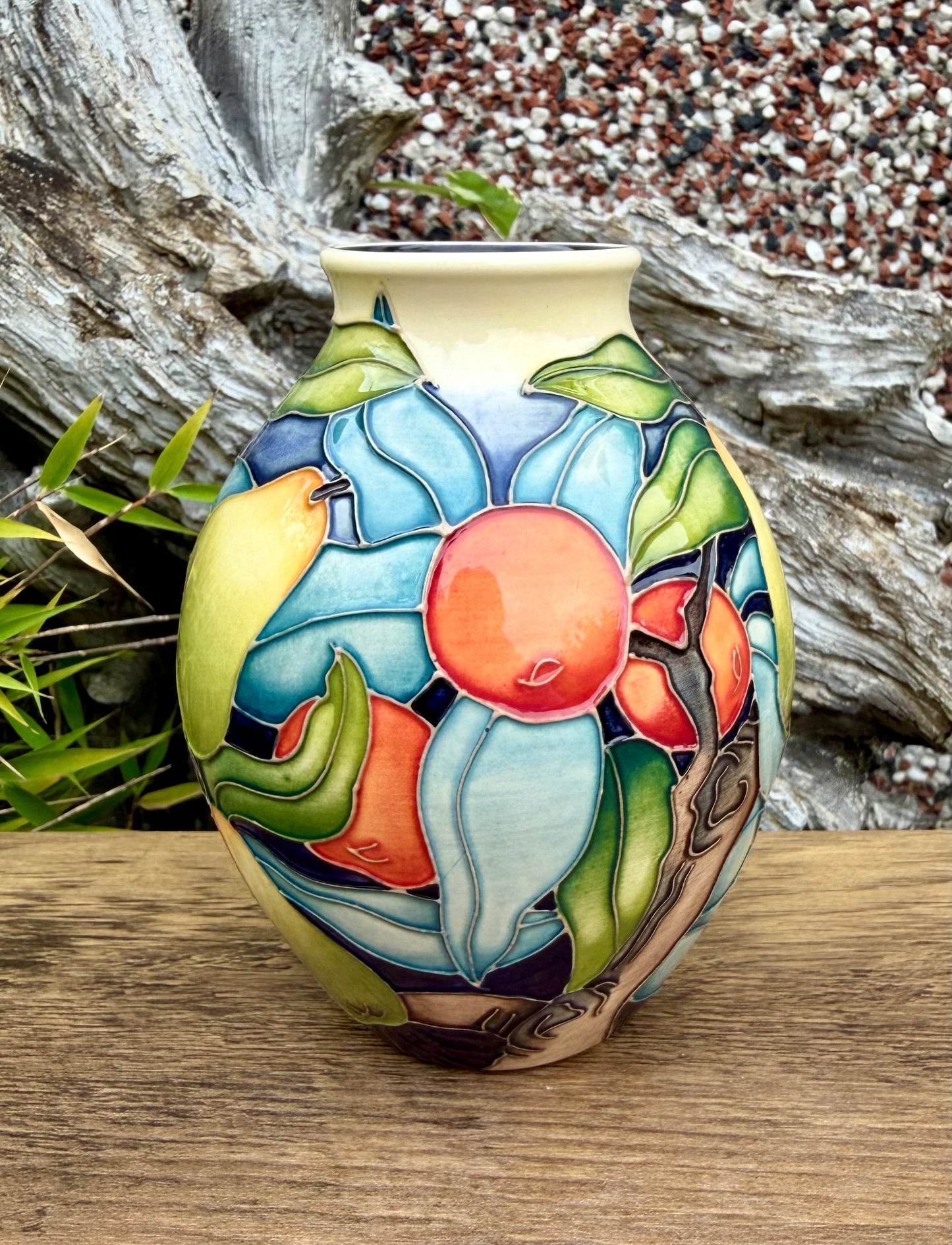 Moorcroft PARTRIDE ORCHARD 3/5 Vase Numbered Edition 25. Retail Price £550