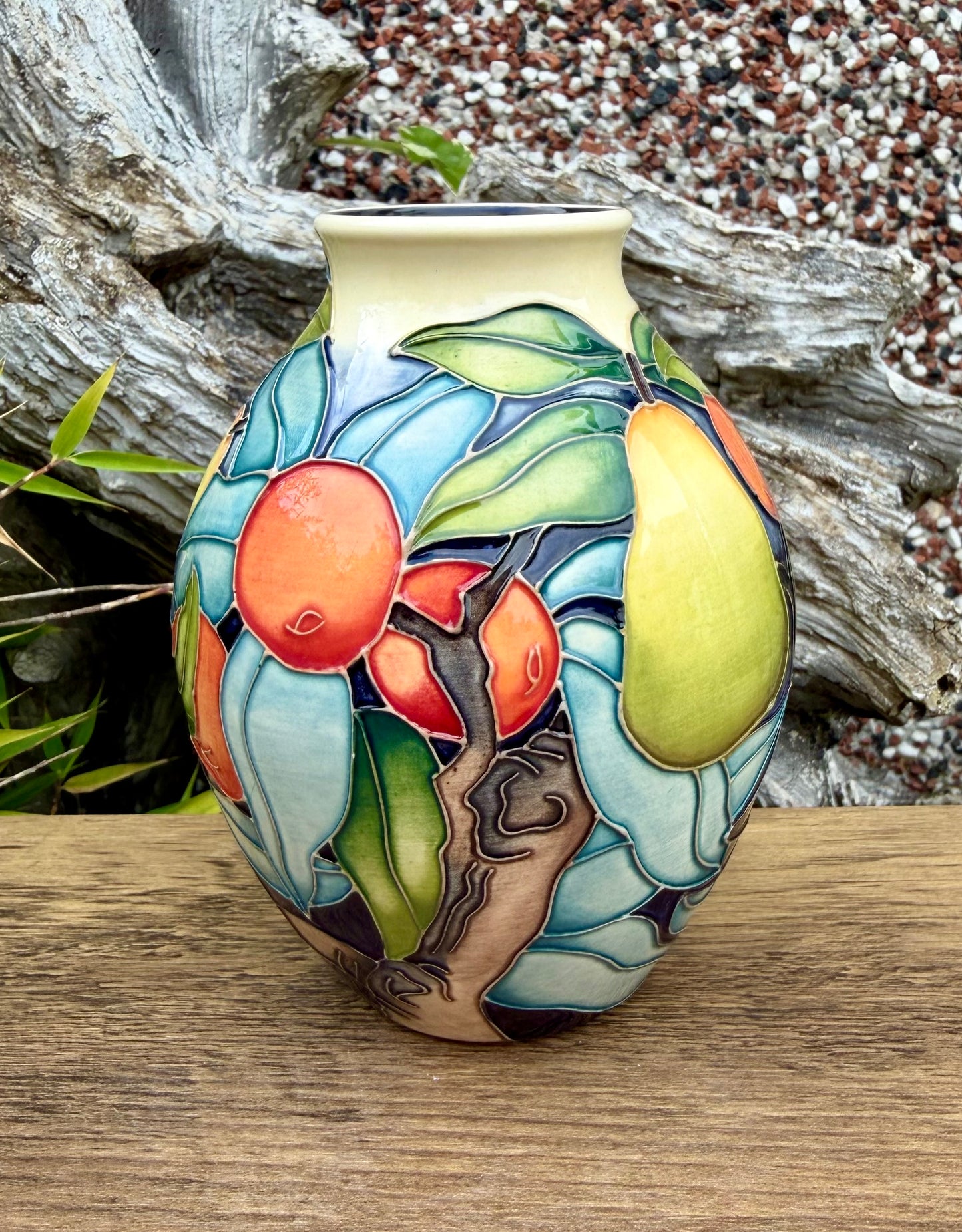 Moorcroft PARTRIDE ORCHARD 3/5 Vase Numbered Edition 25. Retail Price £550