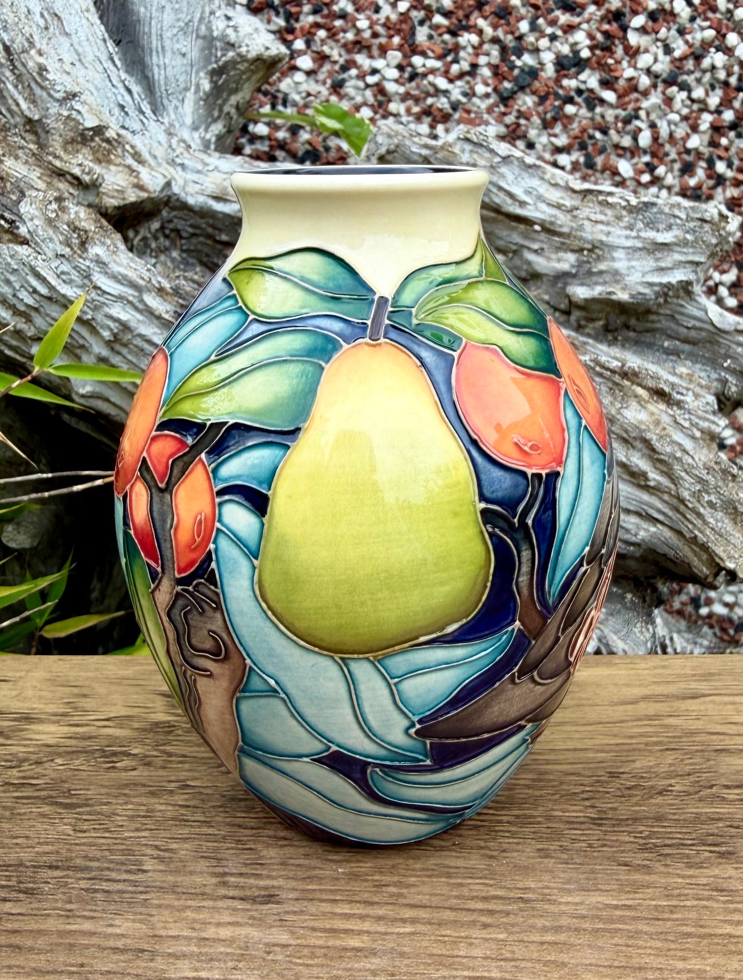 Moorcroft PARTRIDE ORCHARD 3/5 Vase Numbered Edition 25. Retail Price £550