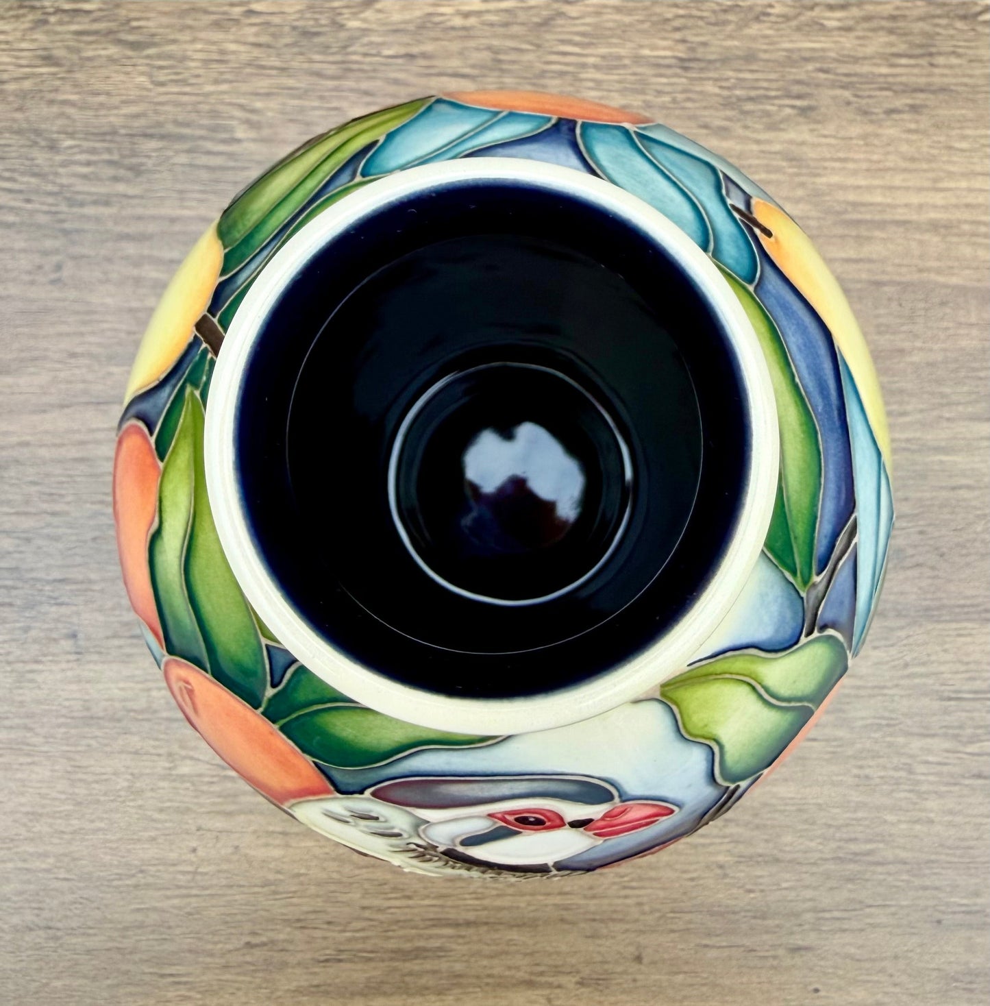 Moorcroft PARTRIDE ORCHARD 3/5 Vase Numbered Edition 25. Retail Price £550