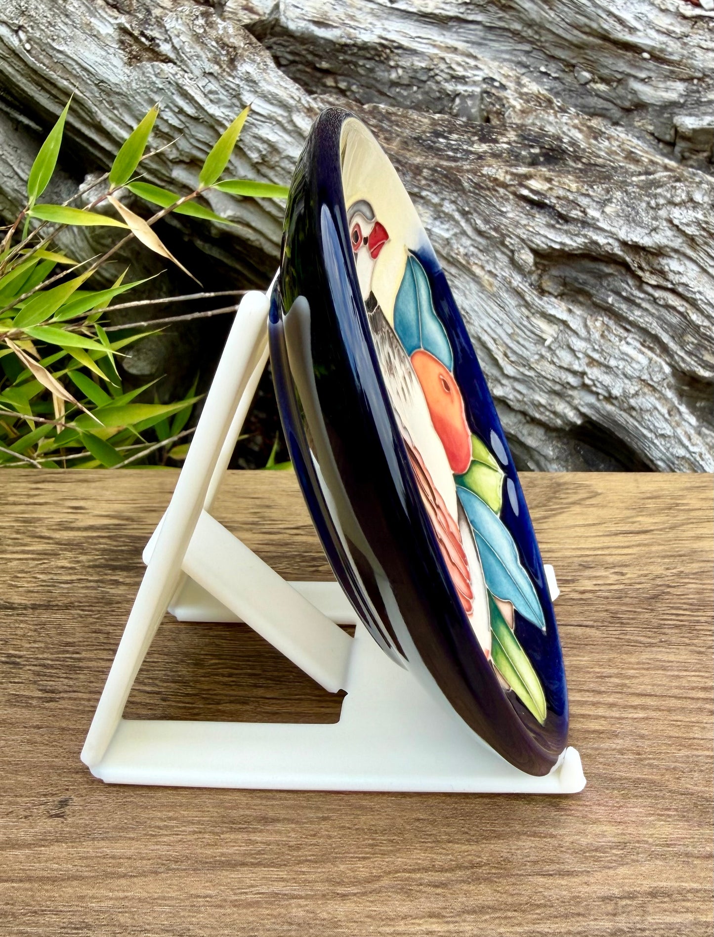 Moorcroft PARTRIDGE ORCHARD Tray Coaster 780/4 Retail Price £250