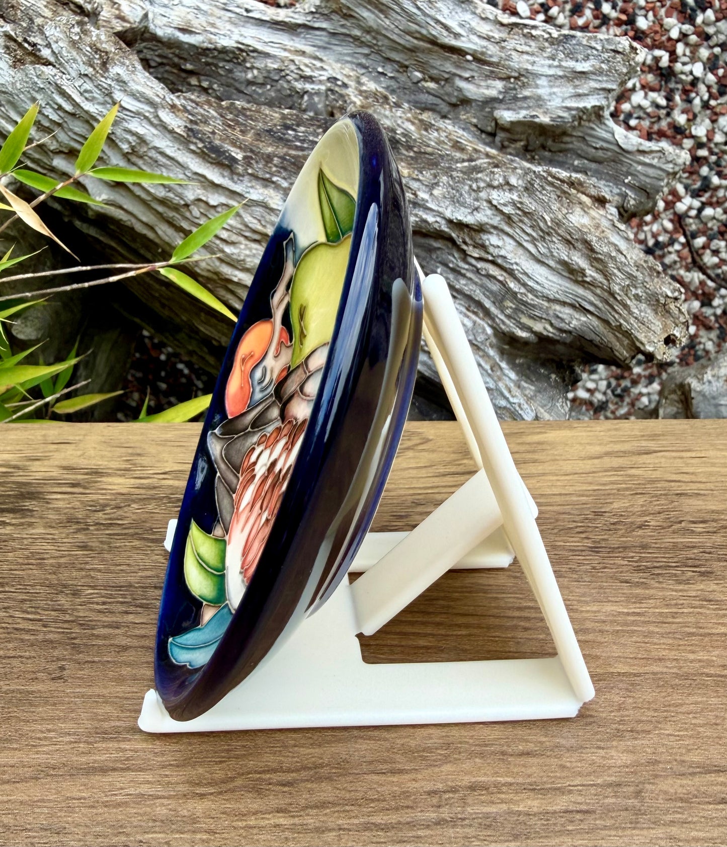 Moorcroft PARTRIDGE ORCHARD Tray Coaster 780/4 Retail Price £250