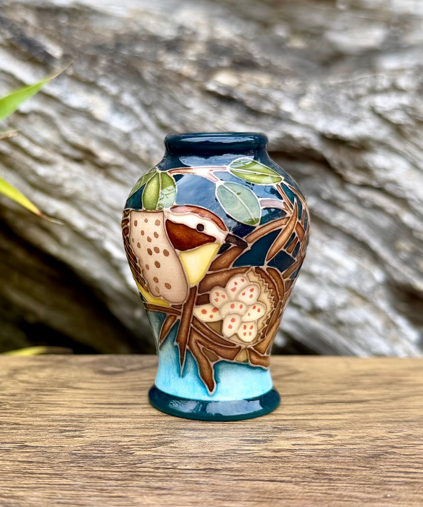 Moorcroft Miniature APRIL'S SONG 65/2 Vase 2026 Retail Price £192 WREN