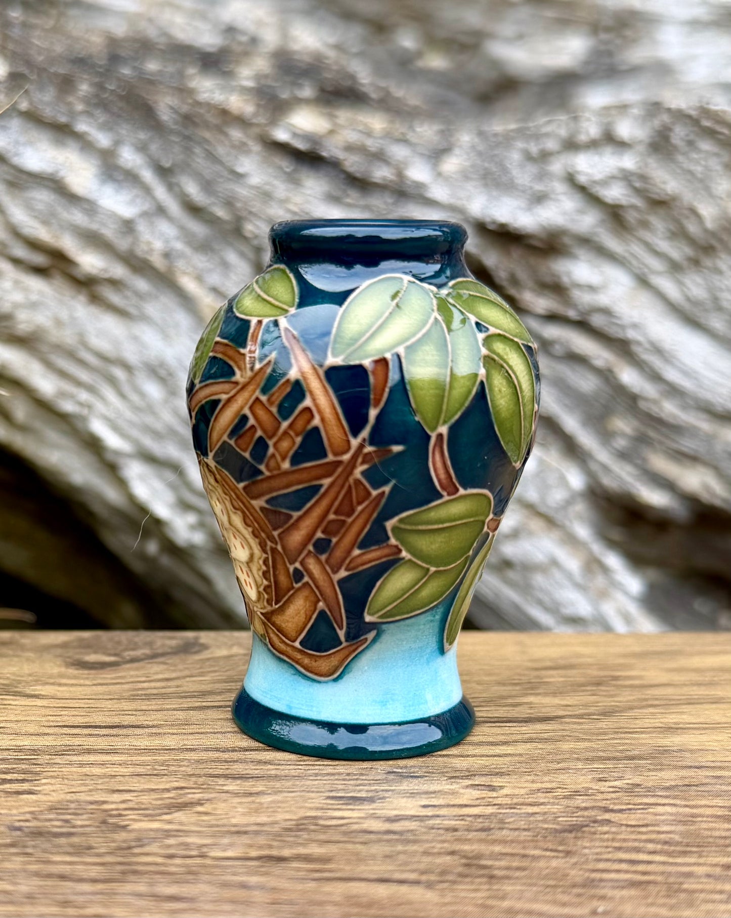 Moorcroft Miniature APRIL'S SONG 65/2 Vase 2026 Retail Price £192 WREN