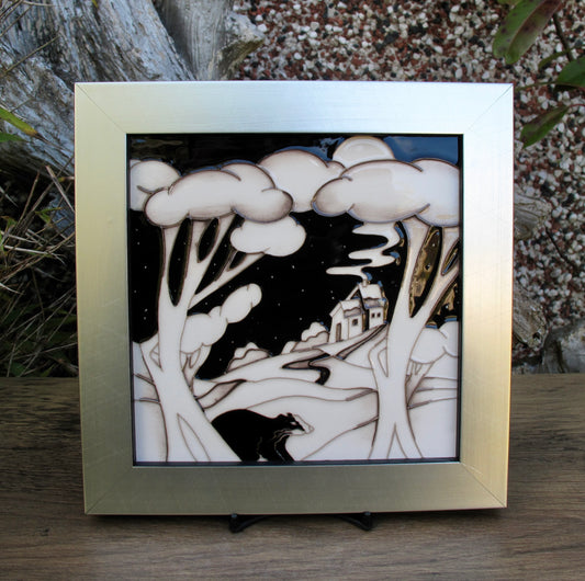 Moorcroft SILENT WATCHMAN WALL PLAQUE PLQ7 Retail Price £210