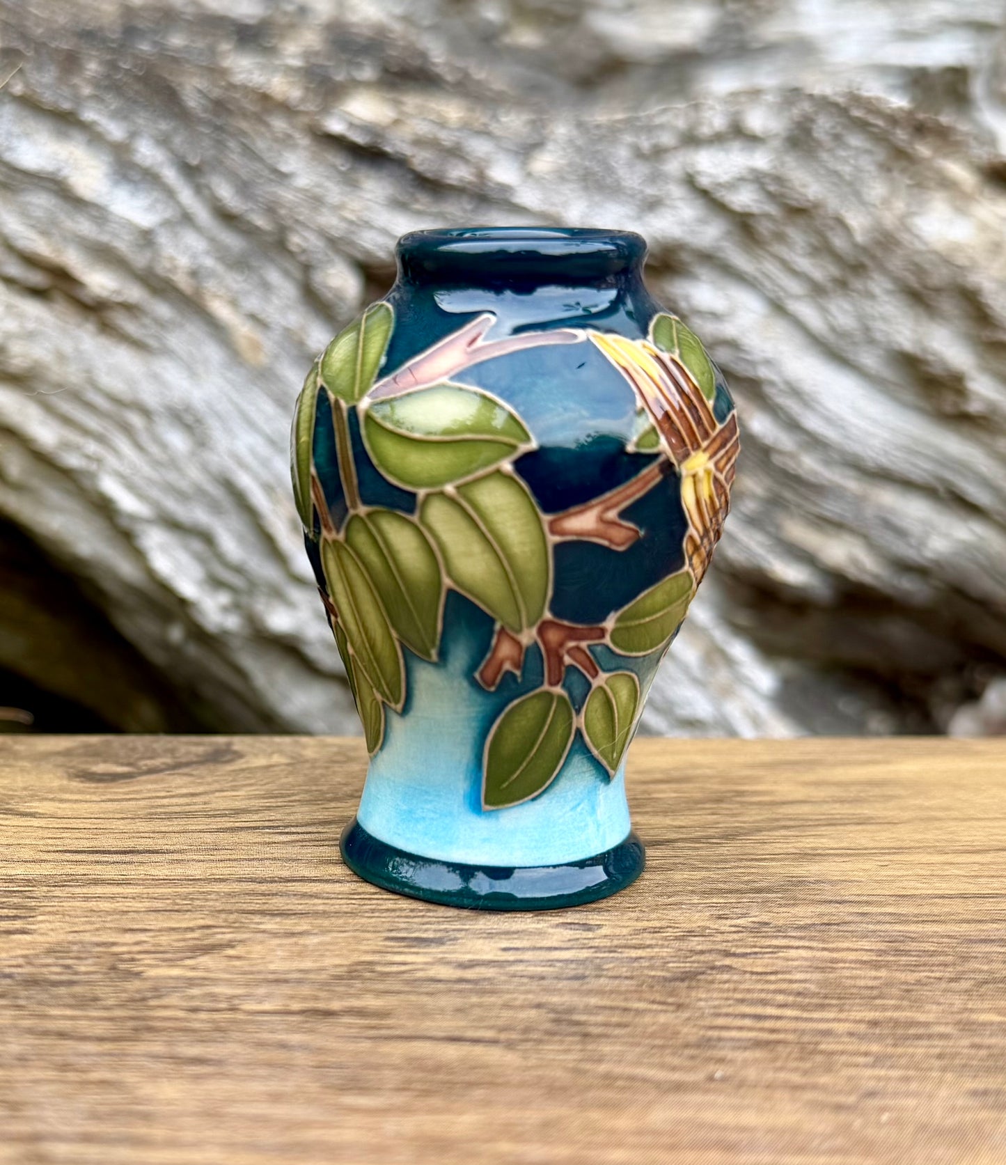 Moorcroft Miniature APRIL'S SONG 65/2 Vase 2026 Retail Price £192 WREN