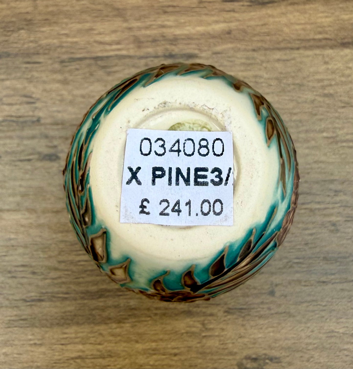 Moorcroft Miniature PINECONES 3/2 Vase Retail Price £241