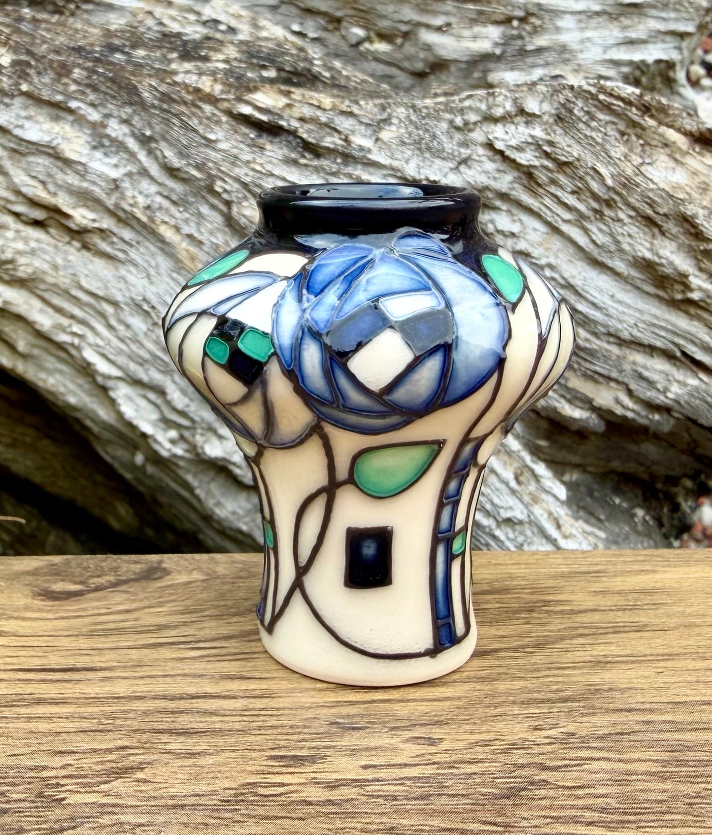 Moorcroft DECEMBER ROSE Miniature 10/2 Vase Retail Price £149