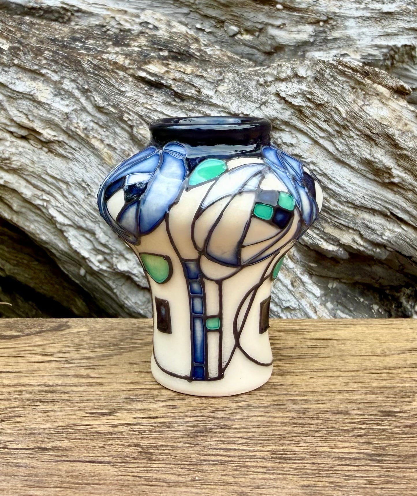 Moorcroft DECEMBER ROSE Miniature 10/2 Vase Retail Price £149