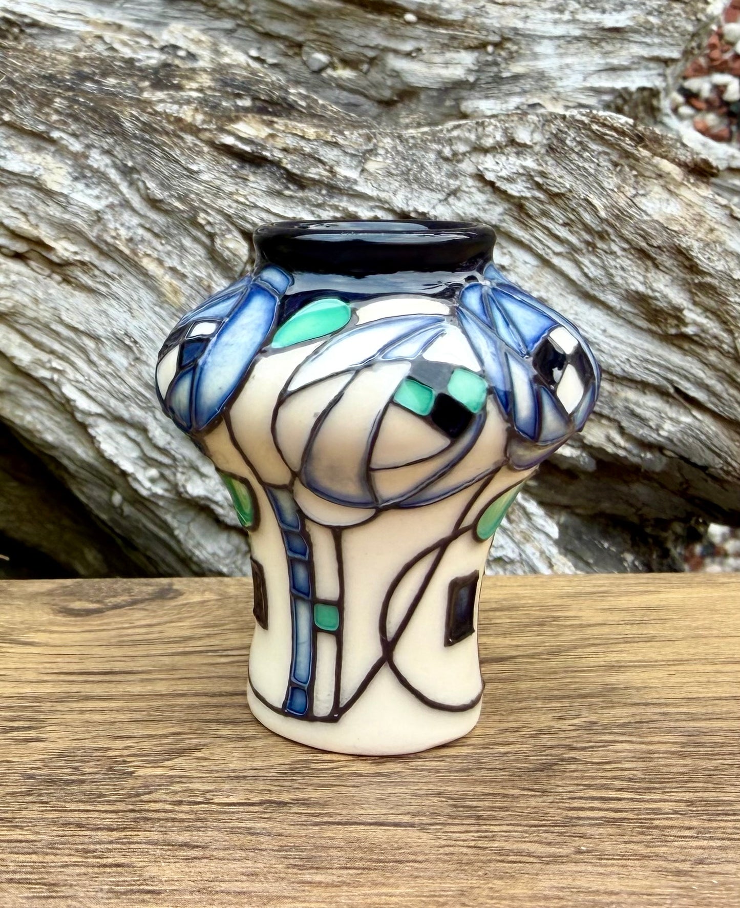 Moorcroft DECEMBER ROSE Miniature 10/2 Vase Retail Price £149