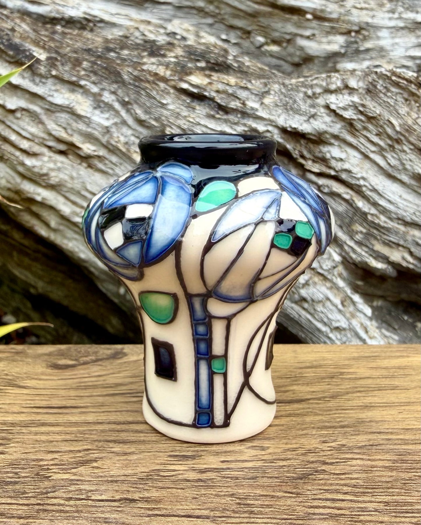 Moorcroft DECEMBER ROSE Miniature 10/2 Vase Retail Price £149