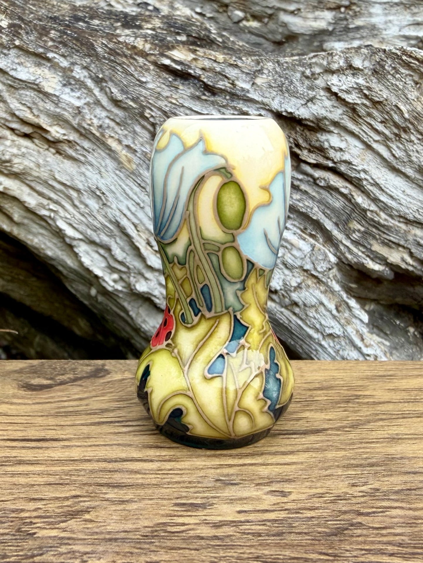 Moorcroft Miniature MARCH AWAKING 92/2 Vase Retail Price £171