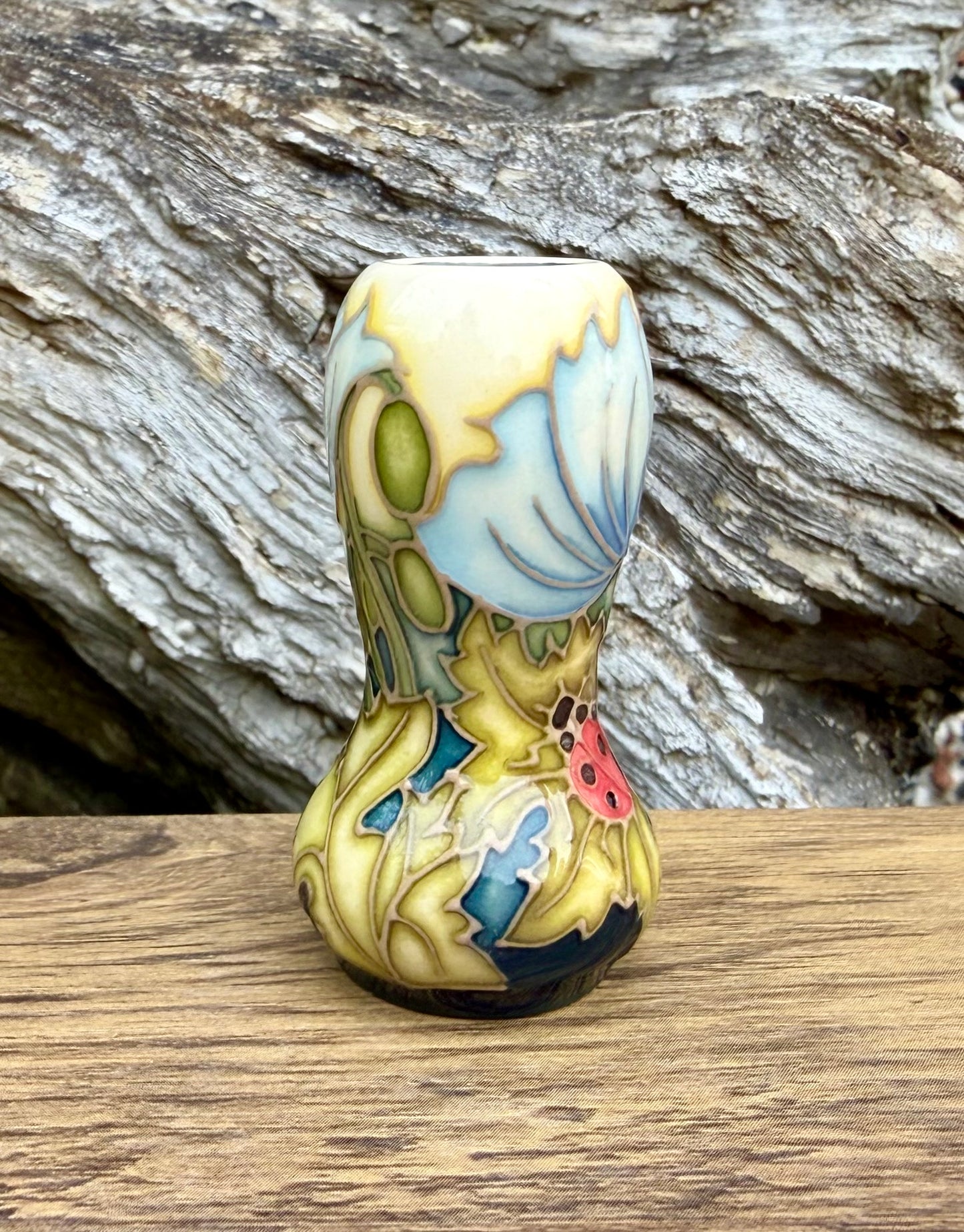 Moorcroft Miniature MARCH AWAKING 92/2 Vase Retail Price £171