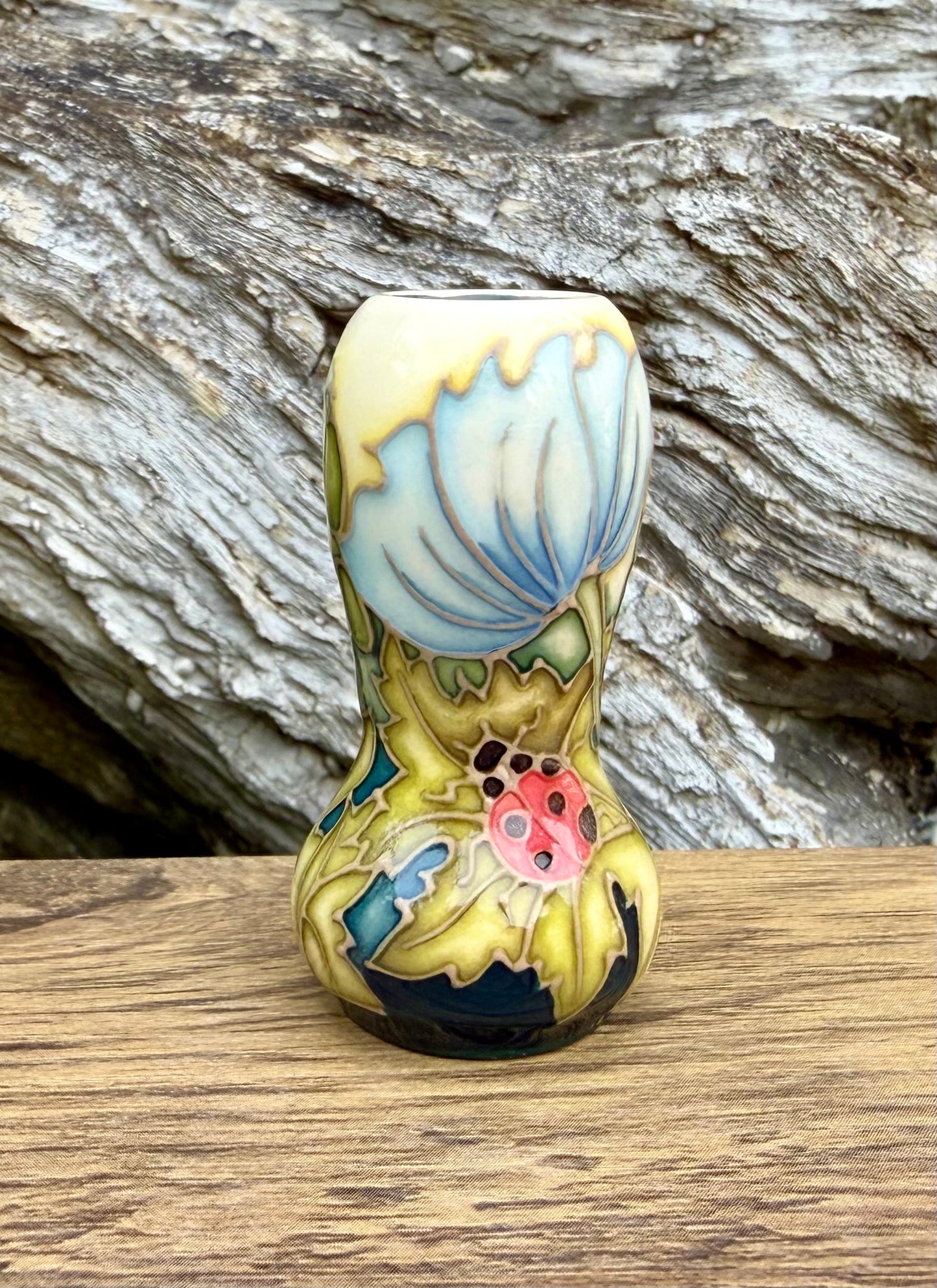 Moorcroft Miniature MARCH AWAKING 92/2 Vase Retail Price £171