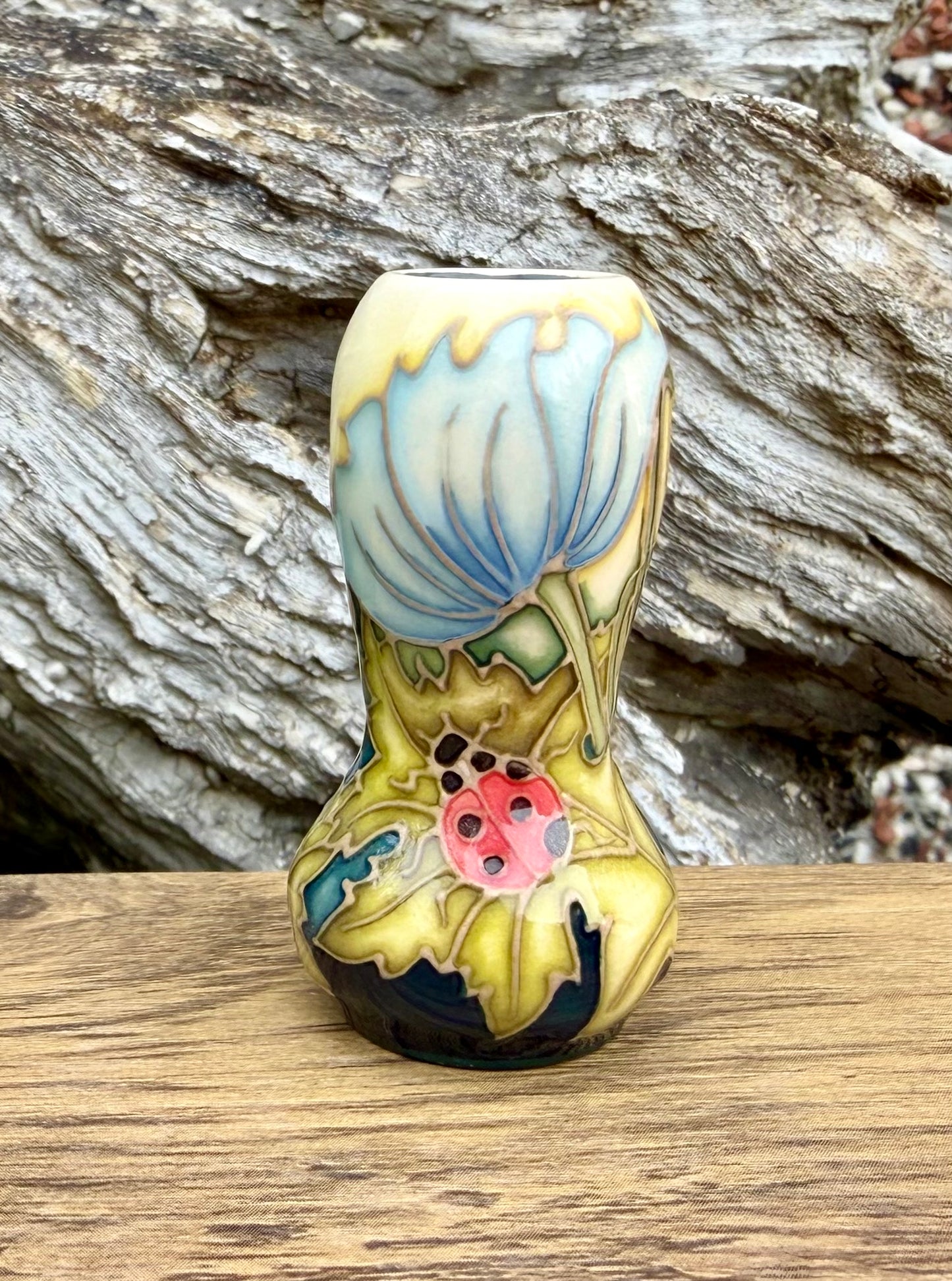 Moorcroft Miniature MARCH AWAKING 92/2 Vase Retail Price £171