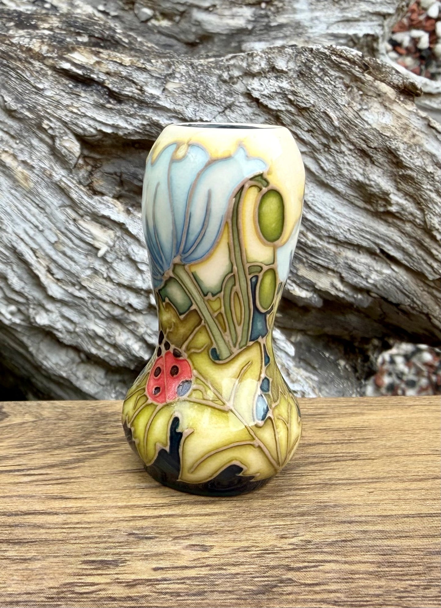 Moorcroft Miniature MARCH AWAKING 92/2 Vase Retail Price £171