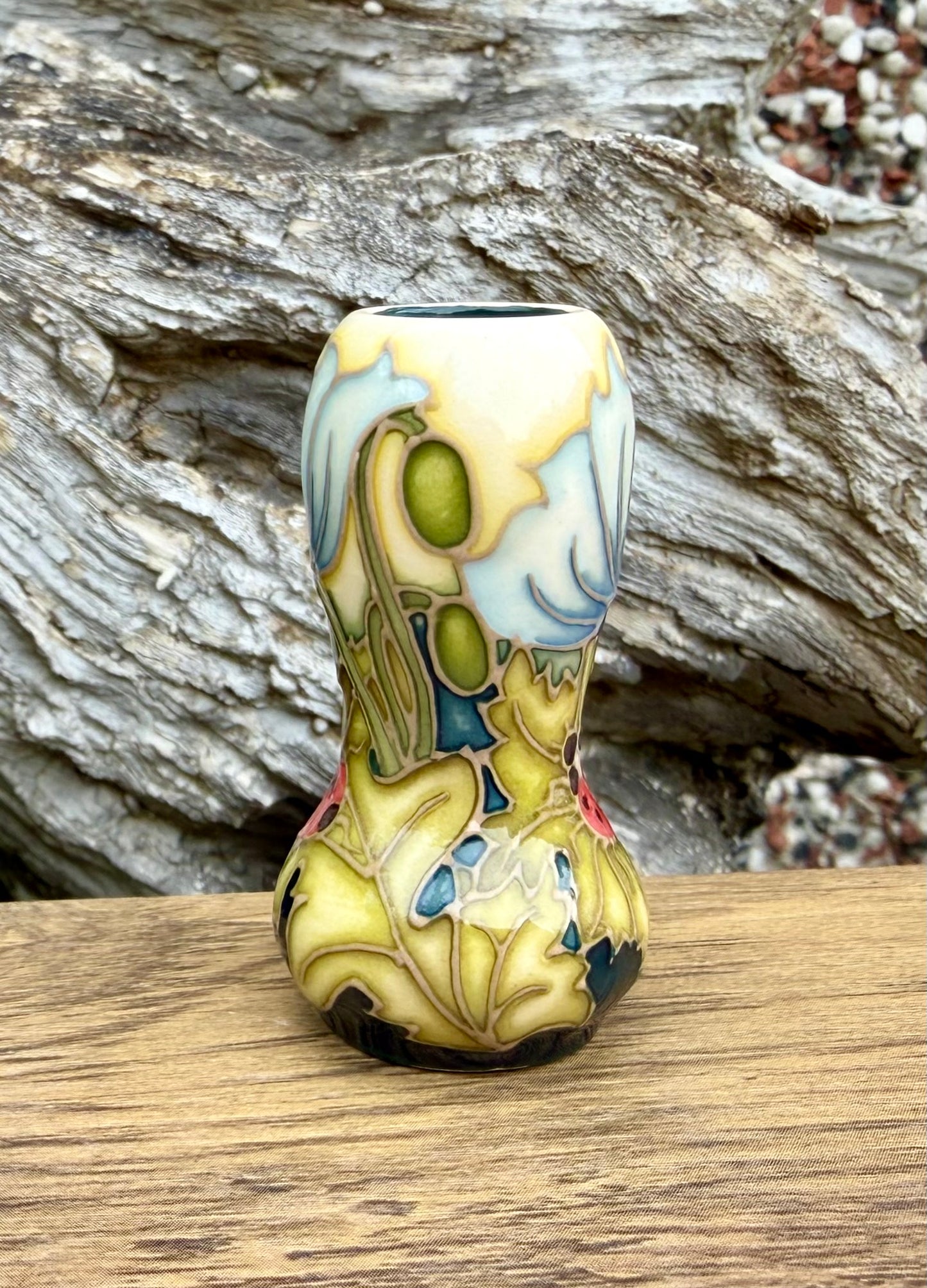 Moorcroft Miniature MARCH AWAKING 92/2 Vase Retail Price £171