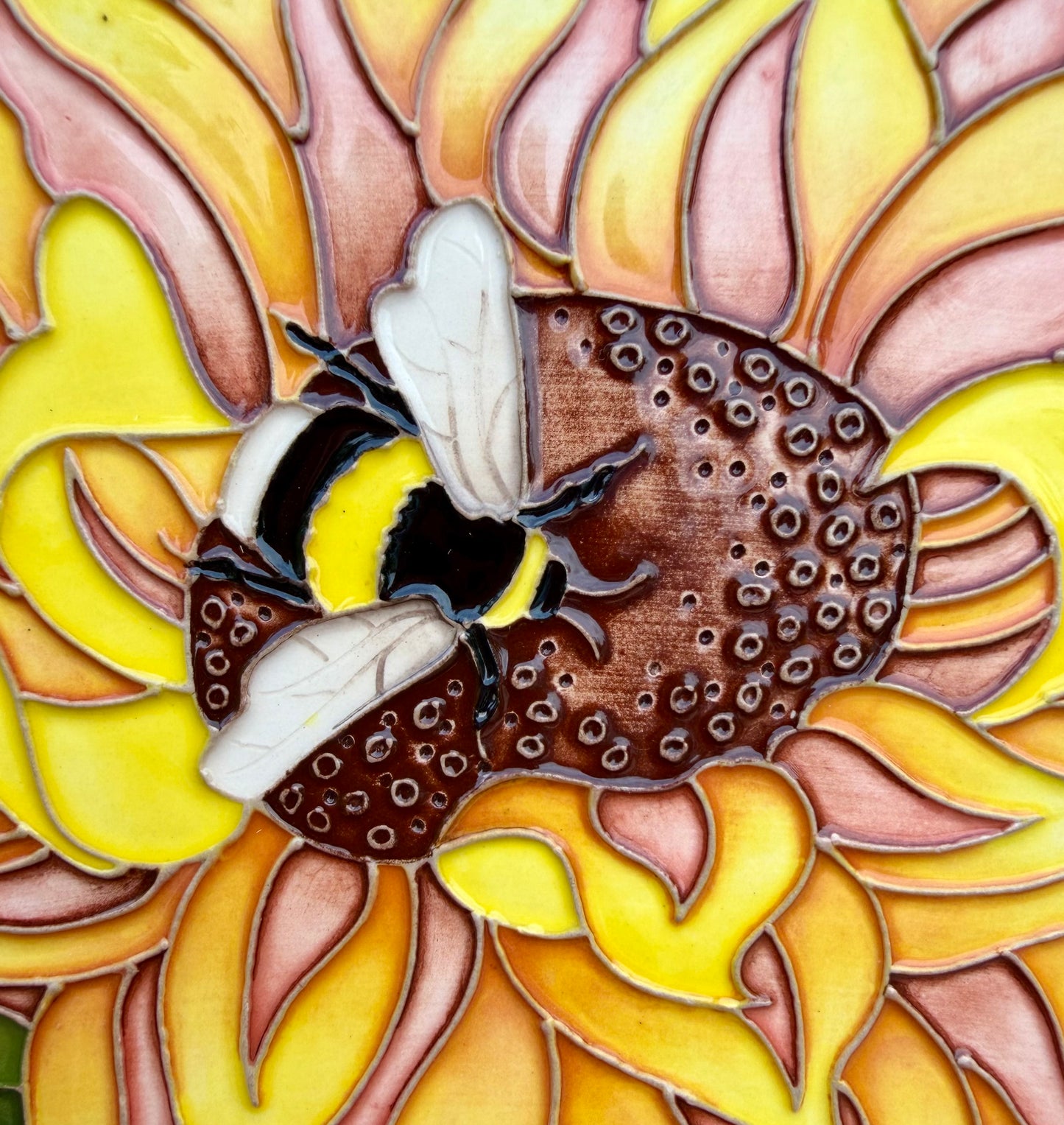 Moorcroft GOLDEN FLOWER OF HOPE Wall Plaque PLQ7 Retail Price £220
