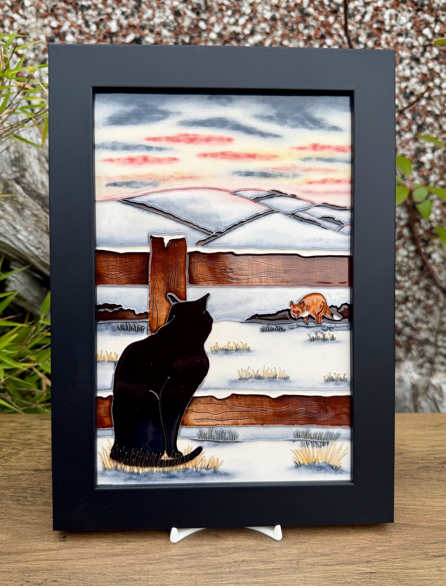 Moorcroft WHO GOES THERE Wall Plaque PLQ11 Retail Price £283 Anji Davenport