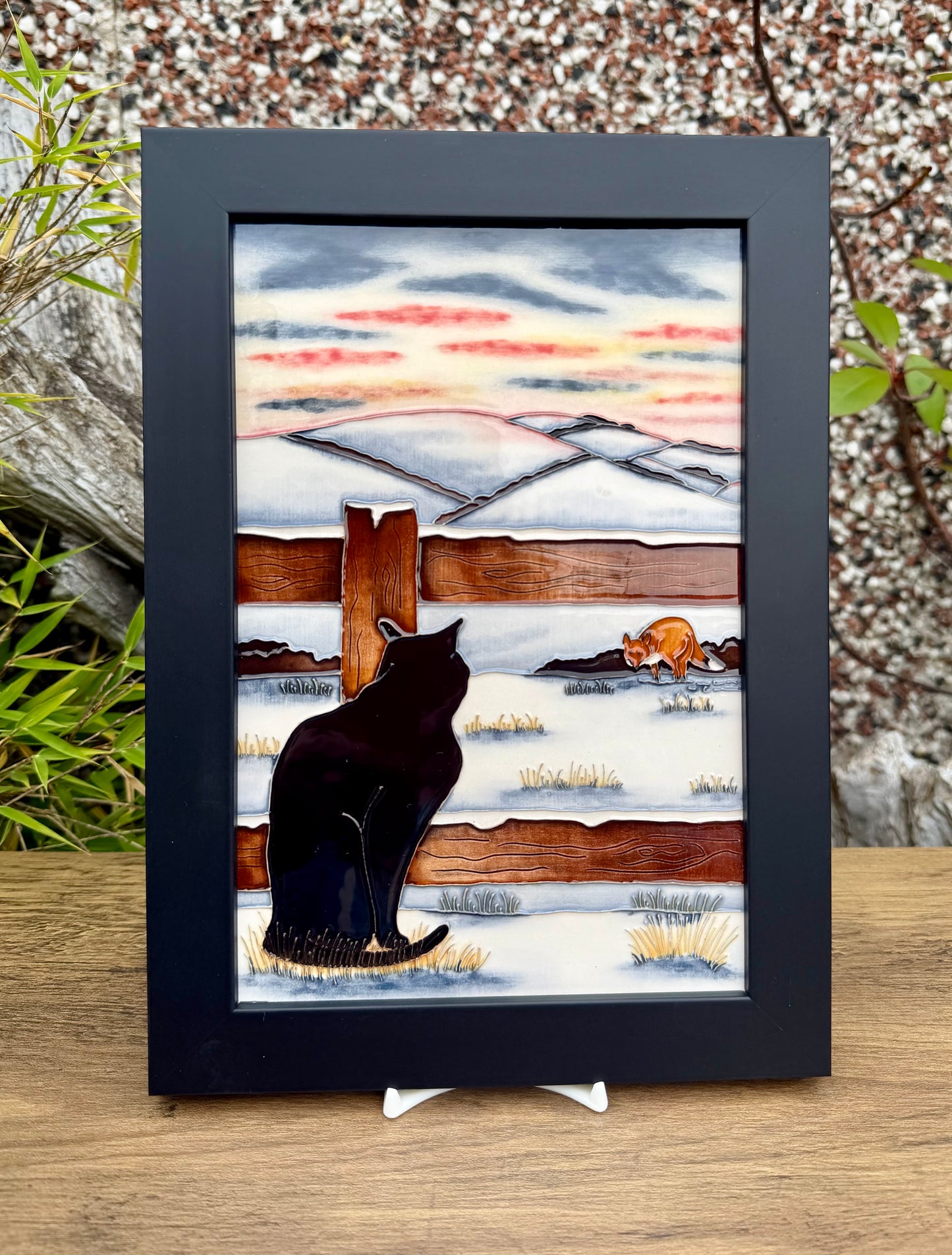 Moorcroft WHO GOES THERE Wall Plaque PLQ11 Retail Price £283 Anji Davenport