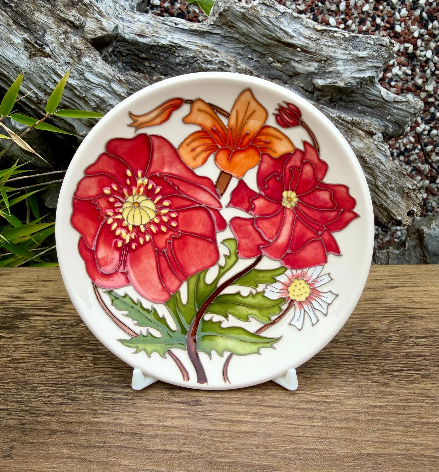 Moorcroft DAY LILY TRIAL Tray Coaster 780/4 Retail Price £120