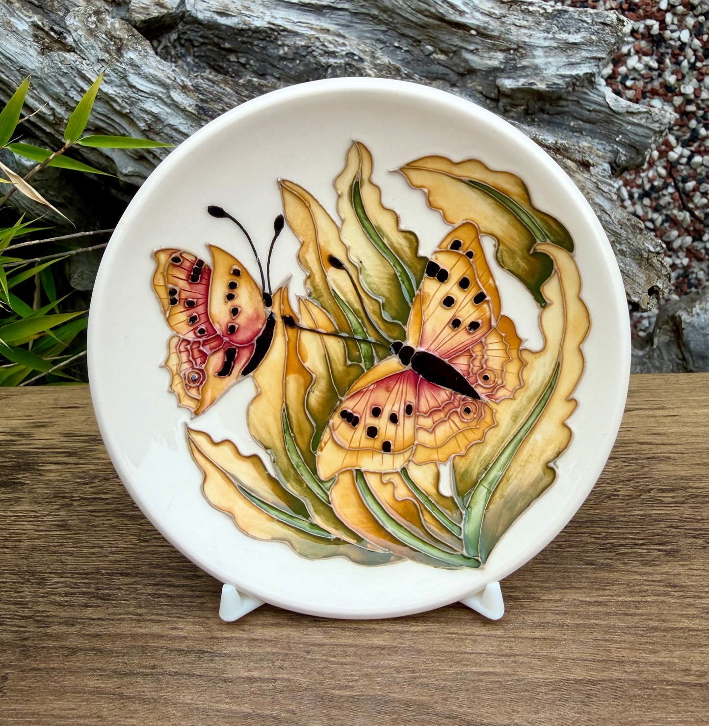 Moorcroft BUTTERFLY TRIAL Tray Coaster 780/4 Retail Price £110