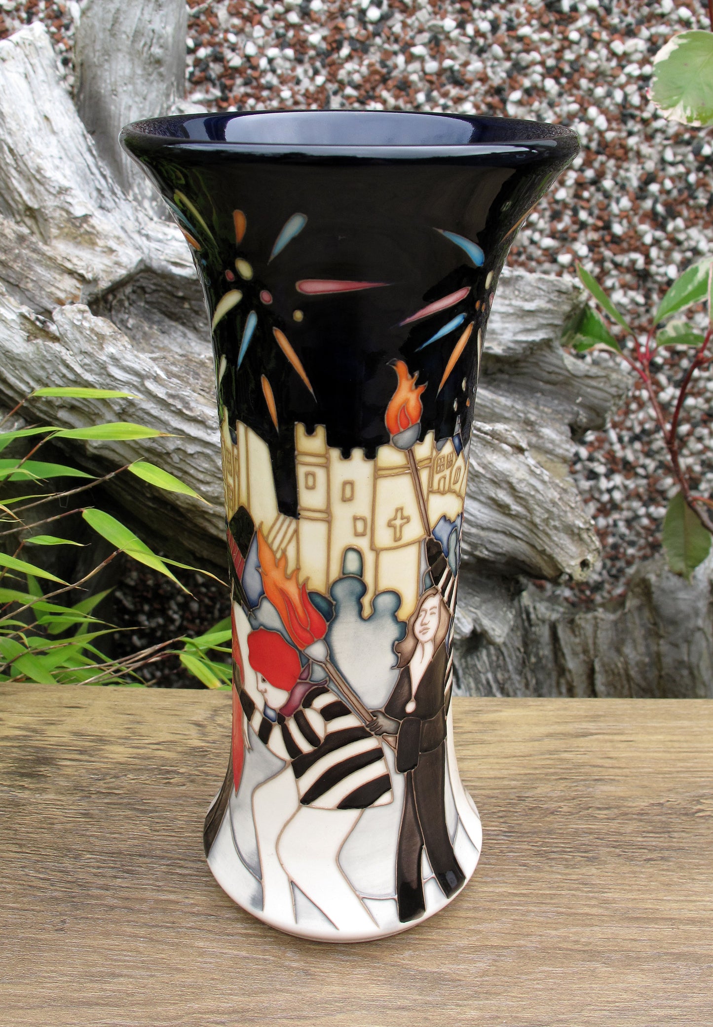 Moorcroft Rare SMUGLERS NIGHT Vase 158/8 Limited Edition 10/15 Retail Price £660