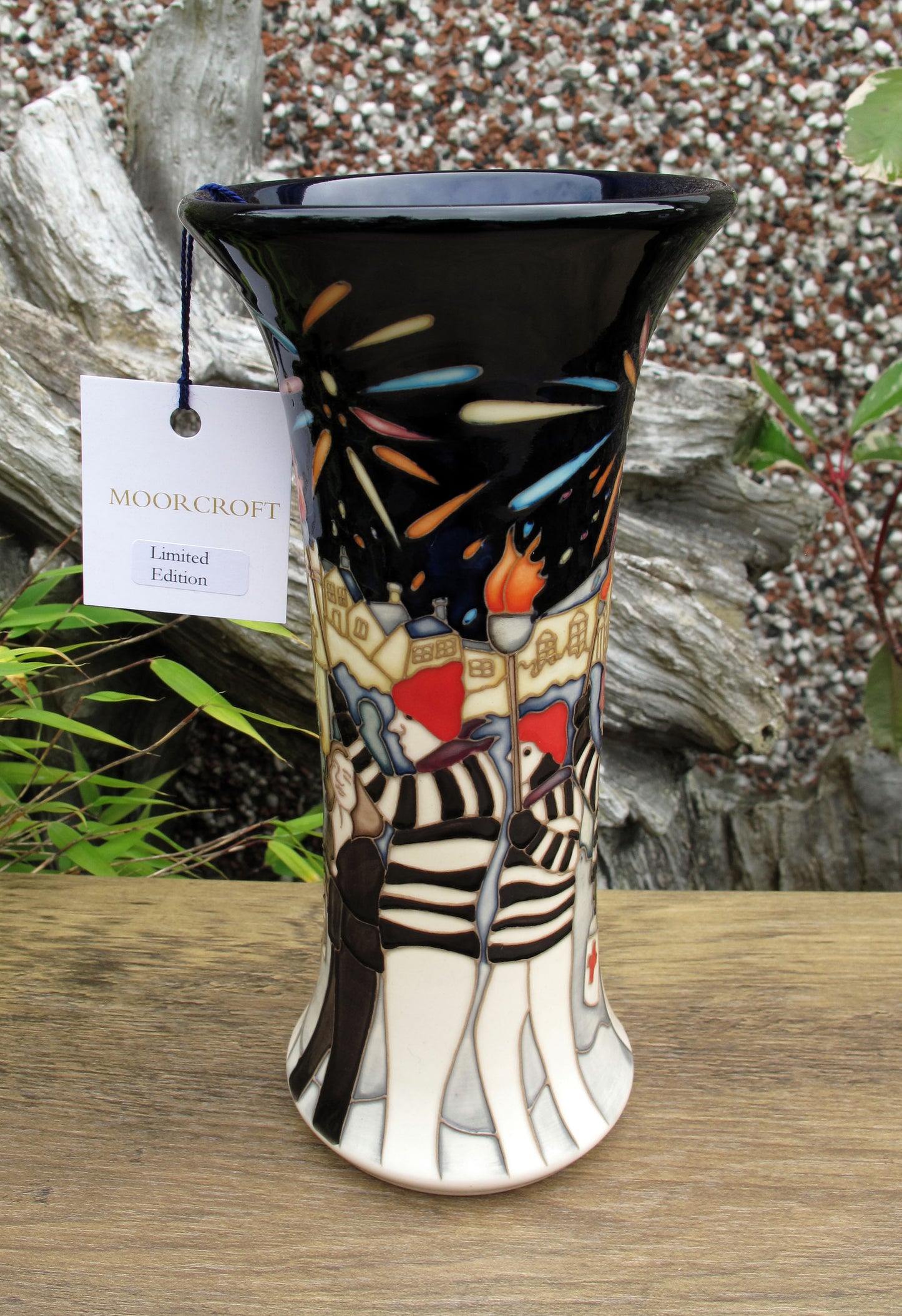 Moorcroft Rare SMUGLERS NIGHT Vase 158/8 Limited Edition 10/15 Retail Price £660