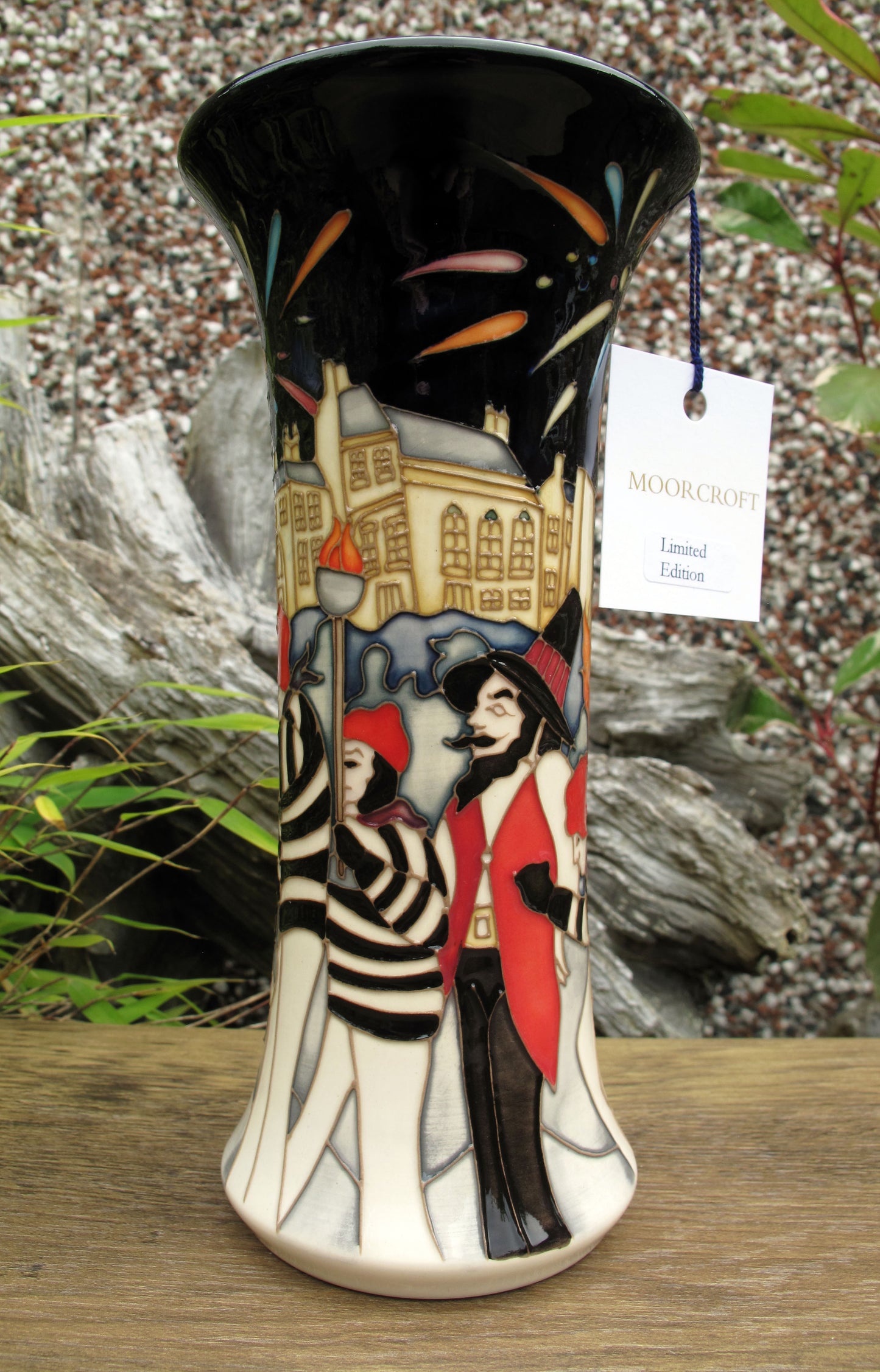 Moorcroft Rare SMUGLERS NIGHT Vase 158/8 Limited Edition 10/15 Retail Price £660