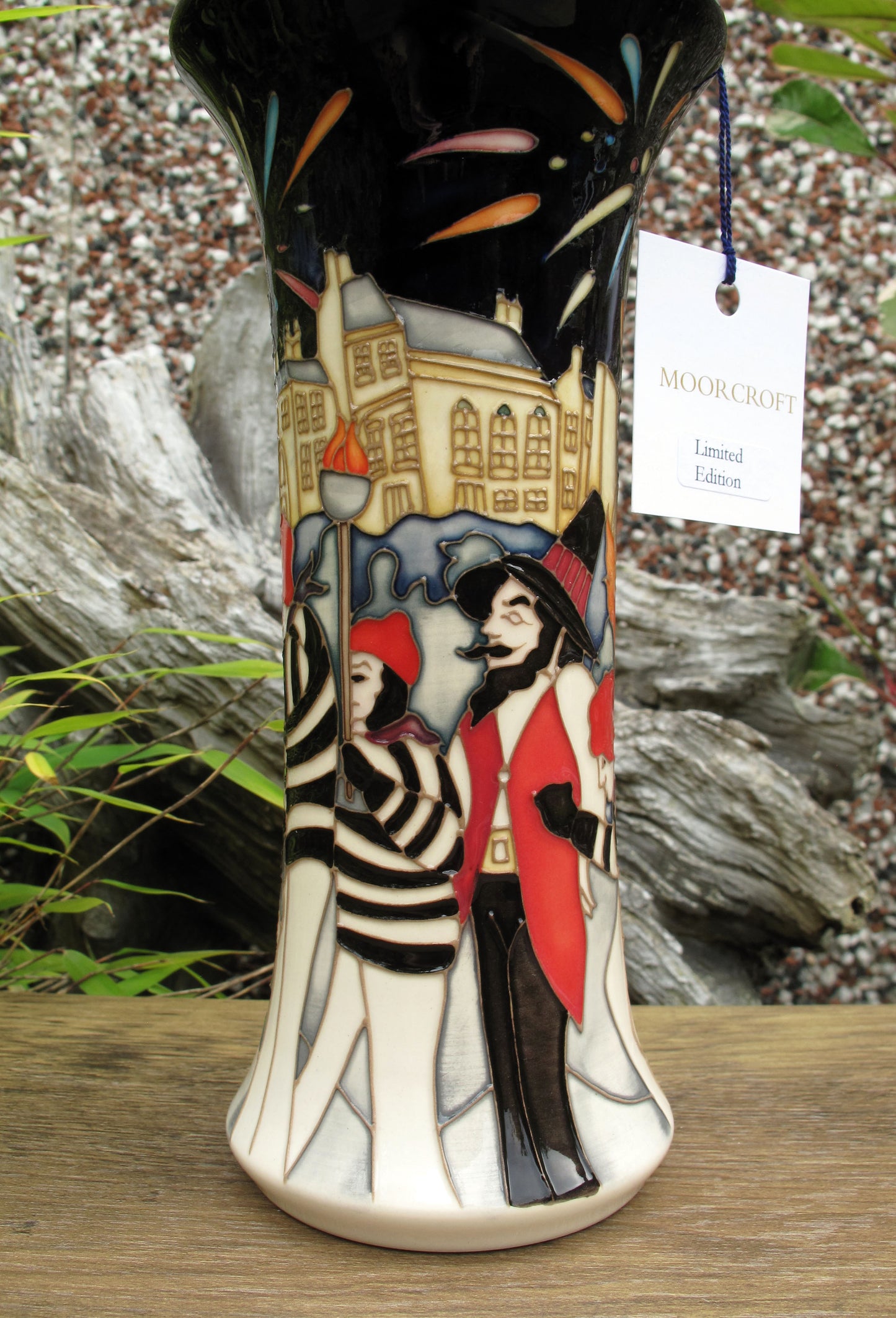 Moorcroft Rare SMUGLERS NIGHT Vase 158/8 Limited Edition 10/15 Retail Price £660