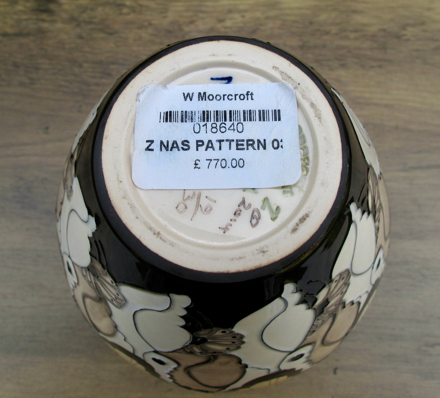 Moorcroft NAS PATTERNS 03/7 Vase Limited Edition 19/30 Retail Price £770