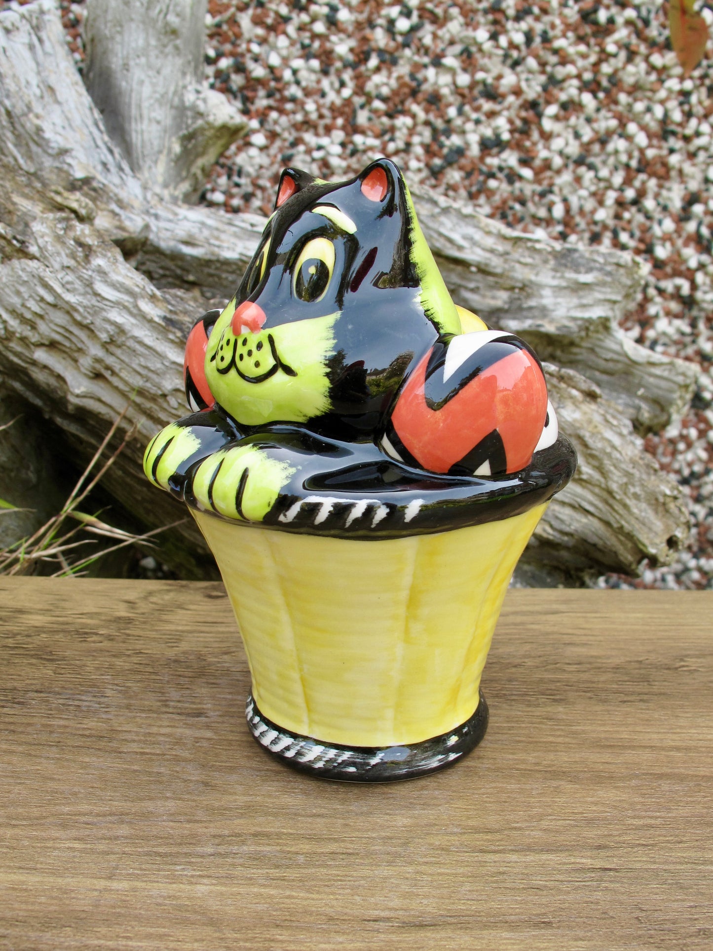 Lorna Bailey EASTER BASKET THE CAT Limited Edition 75/75 COA