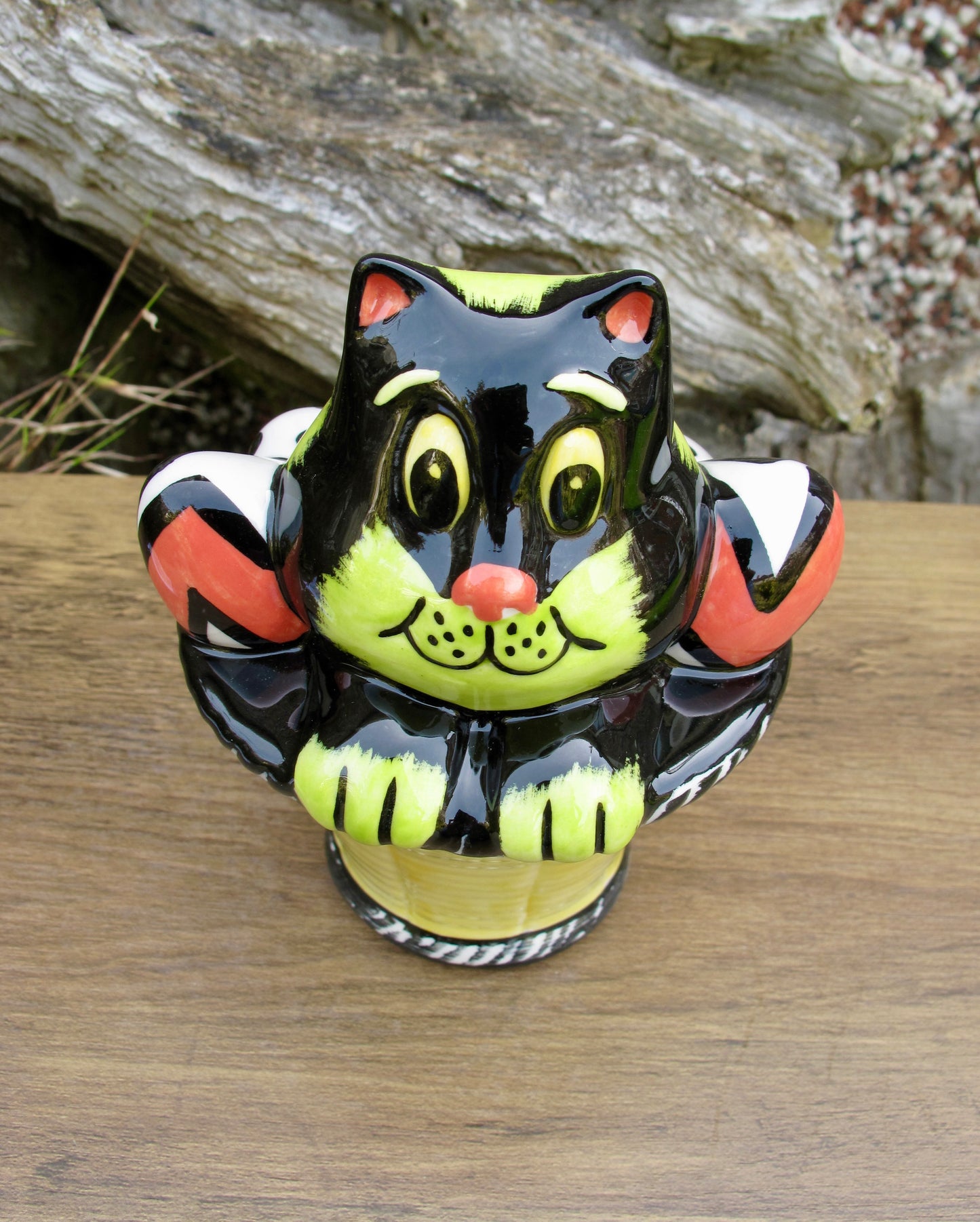 Lorna Bailey EASTER BASKET THE CAT Limited Edition 75/75 COA